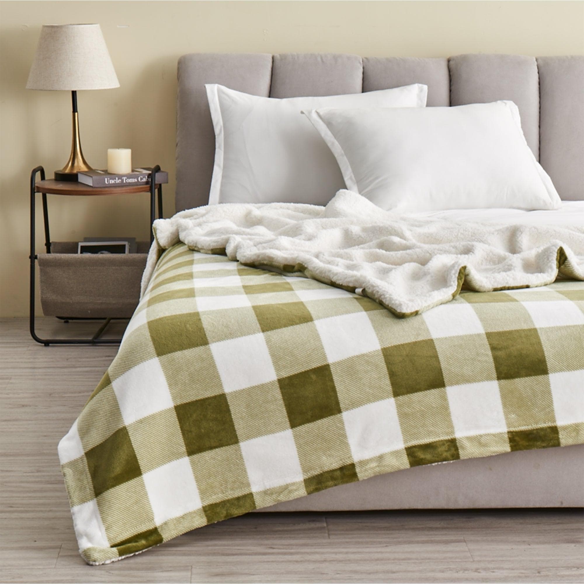 Velvet Plush Sherpa Luxury Bed Blanket - Kinsley Collection - Boske.store