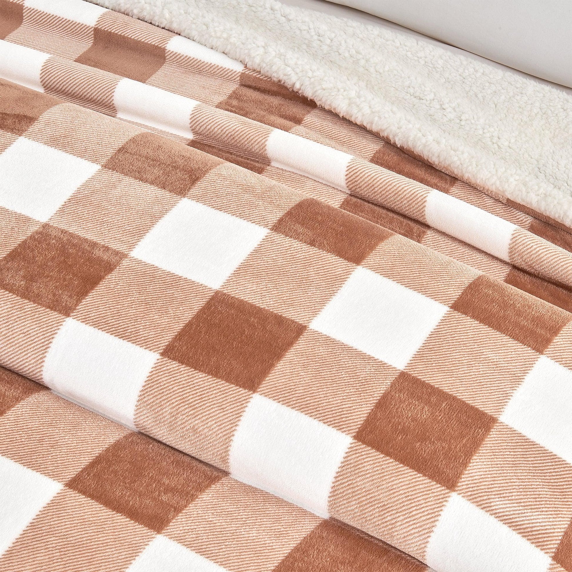 Velvet Plush Sherpa Luxury Bed Blanket - Kinsley Collection - Boske.store