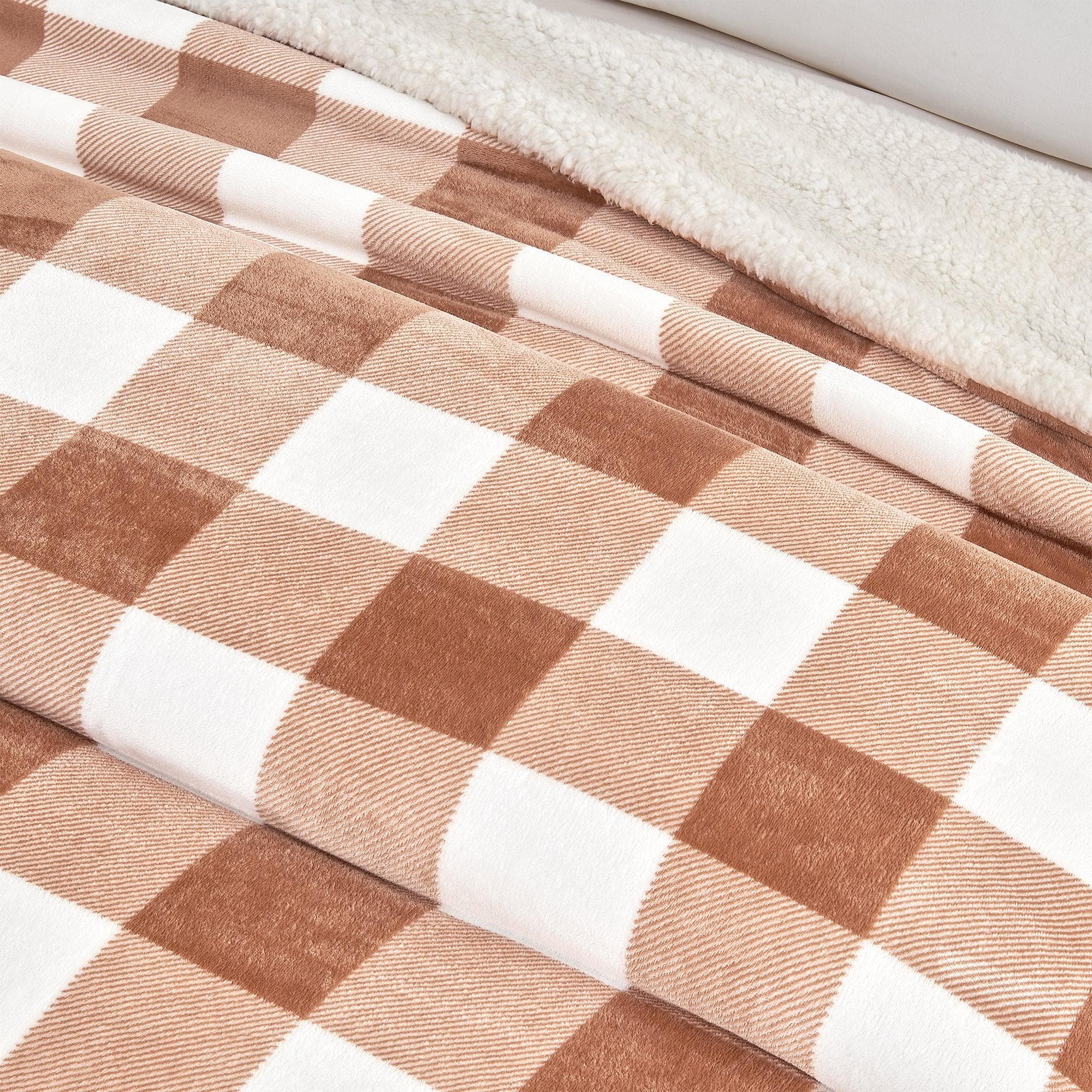 Velvet Plush Sherpa Luxury Bed Blanket - Kinsley Collection - Boske.store