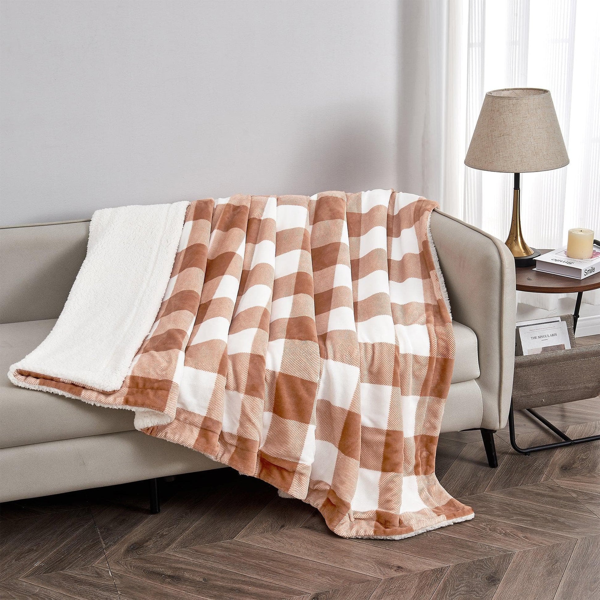 Velvet Plush Sherpa Luxury Bed Blanket - Kinsley Collection - Boske.store