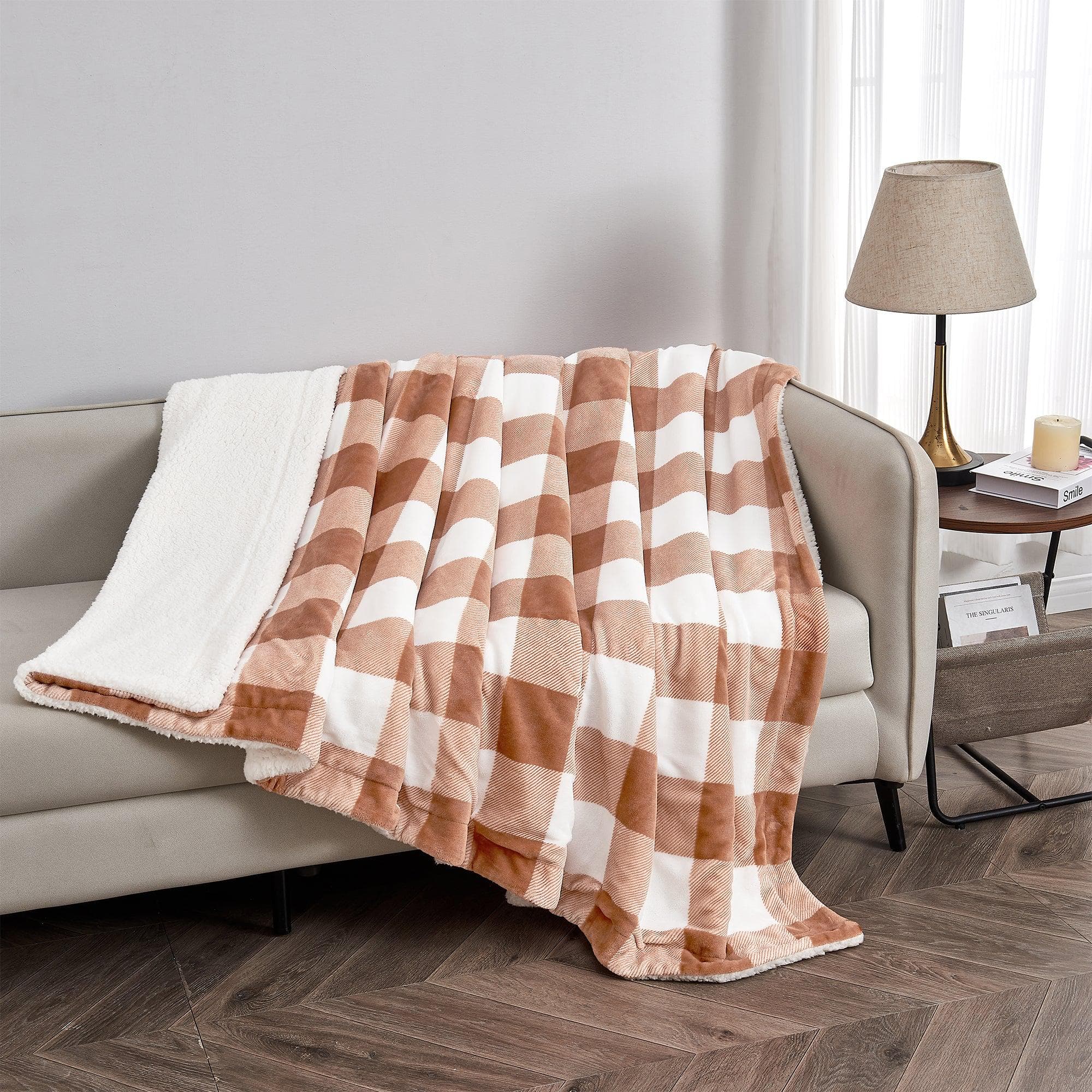 Velvet Plush Sherpa Luxury Bed Blanket - Kinsley Collection - Boske.store