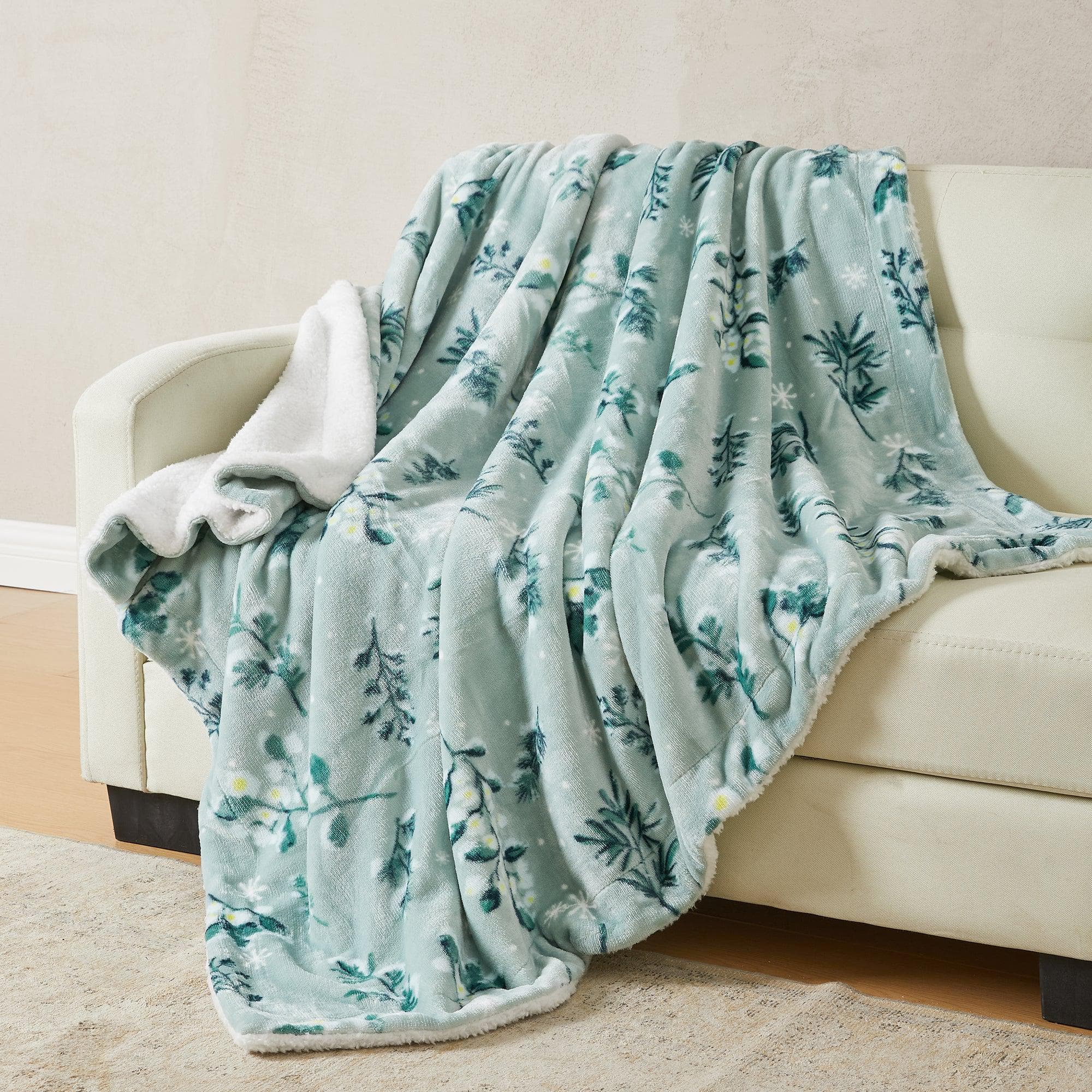 Velvet Plush Sherpa Luxury Bed Blanket - Kinsley Collection - Boske.store