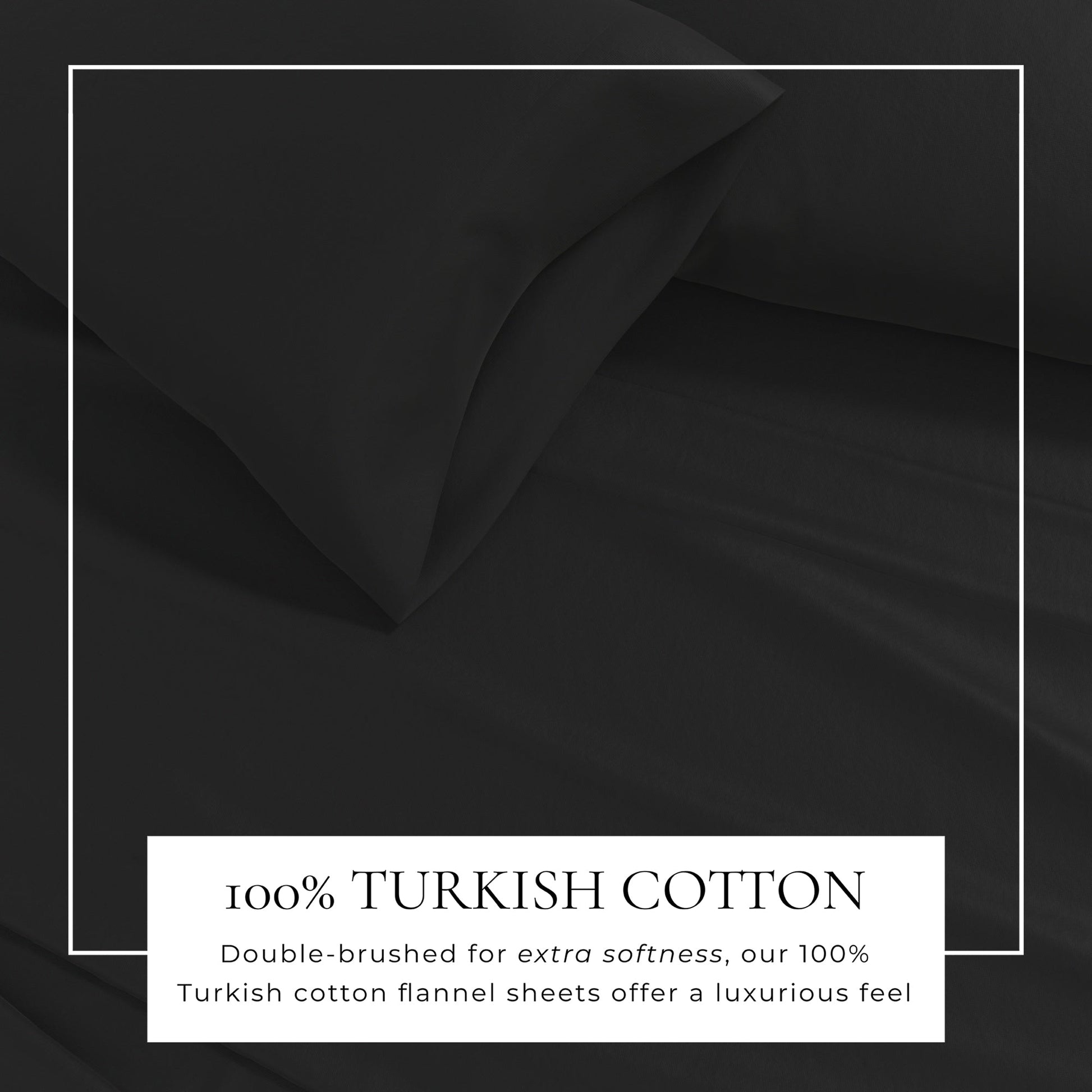 4 - Piece Cotton Solid Flannel Sheet - Nordic Collection - Boske.store