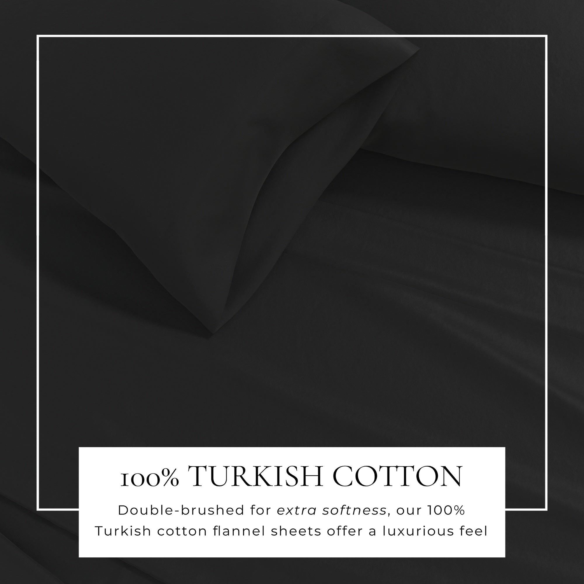 4 - Piece Cotton Solid Flannel Sheet - Nordic Collection - Boske.store