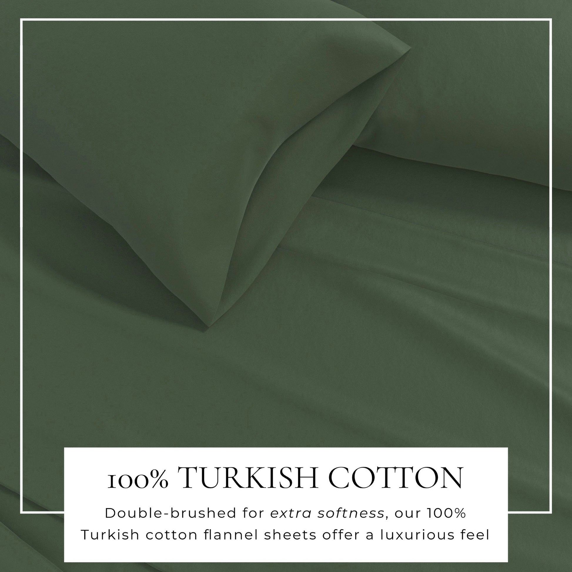 4 - Piece Cotton Solid Flannel Sheet - Nordic Collection - Boske.store
