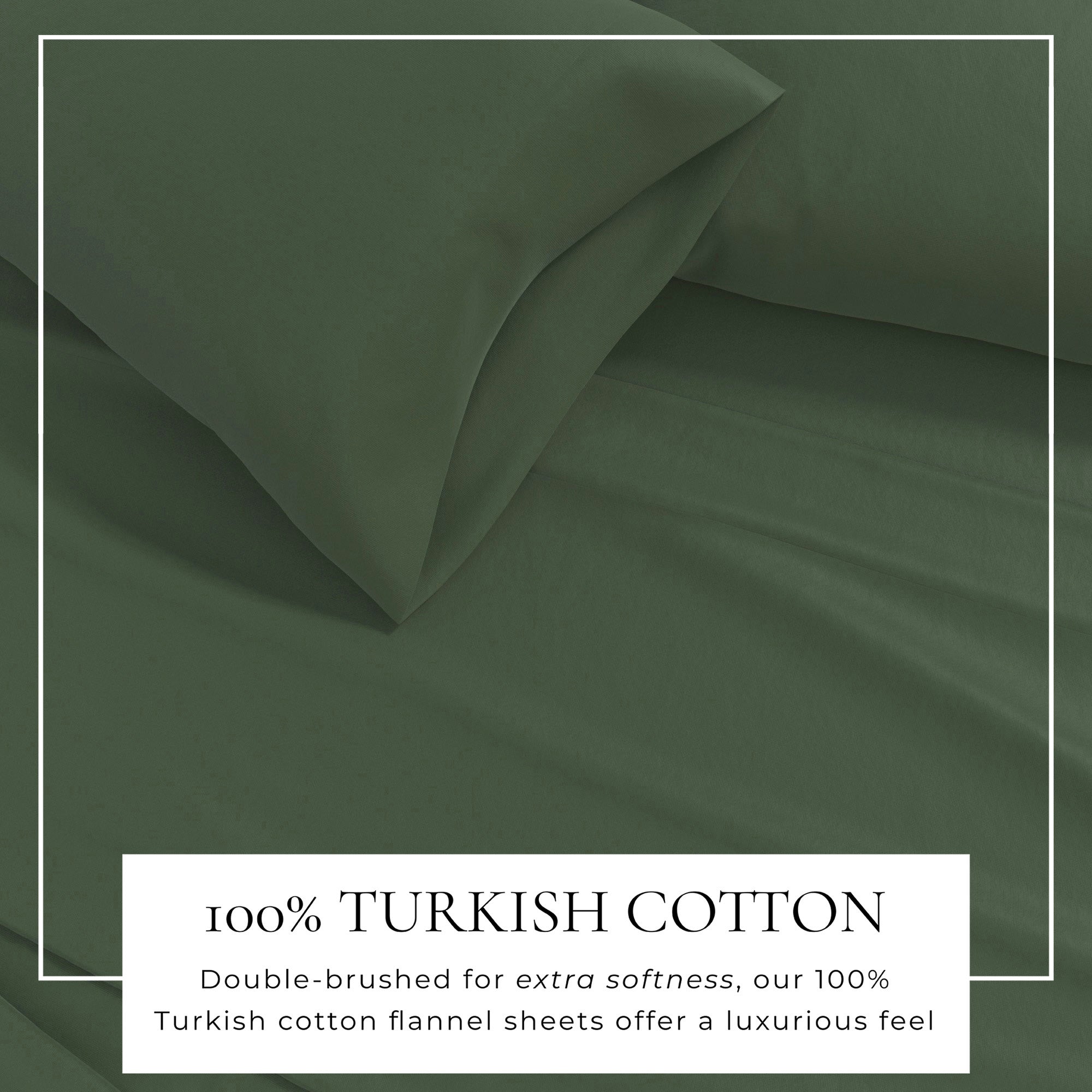 4 - Piece Cotton Solid Flannel Sheet - Nordic Collection - Boske.store