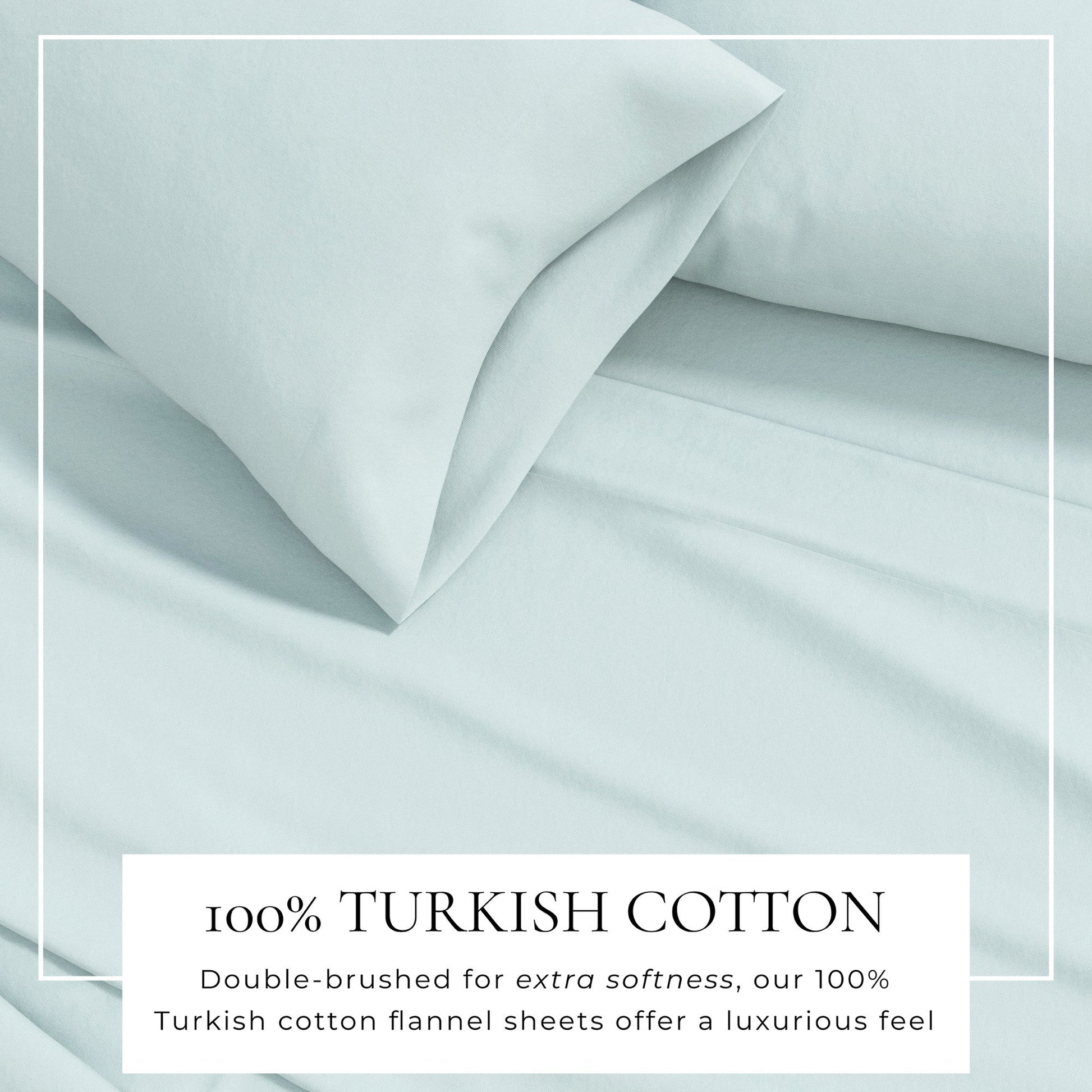4 - Piece Cotton Solid Flannel Sheet - Nordic Collection - Boske.store