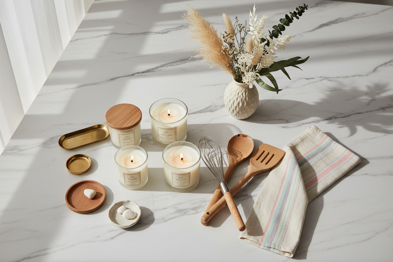 Imagen que muestra artículos de decoración y cocina 