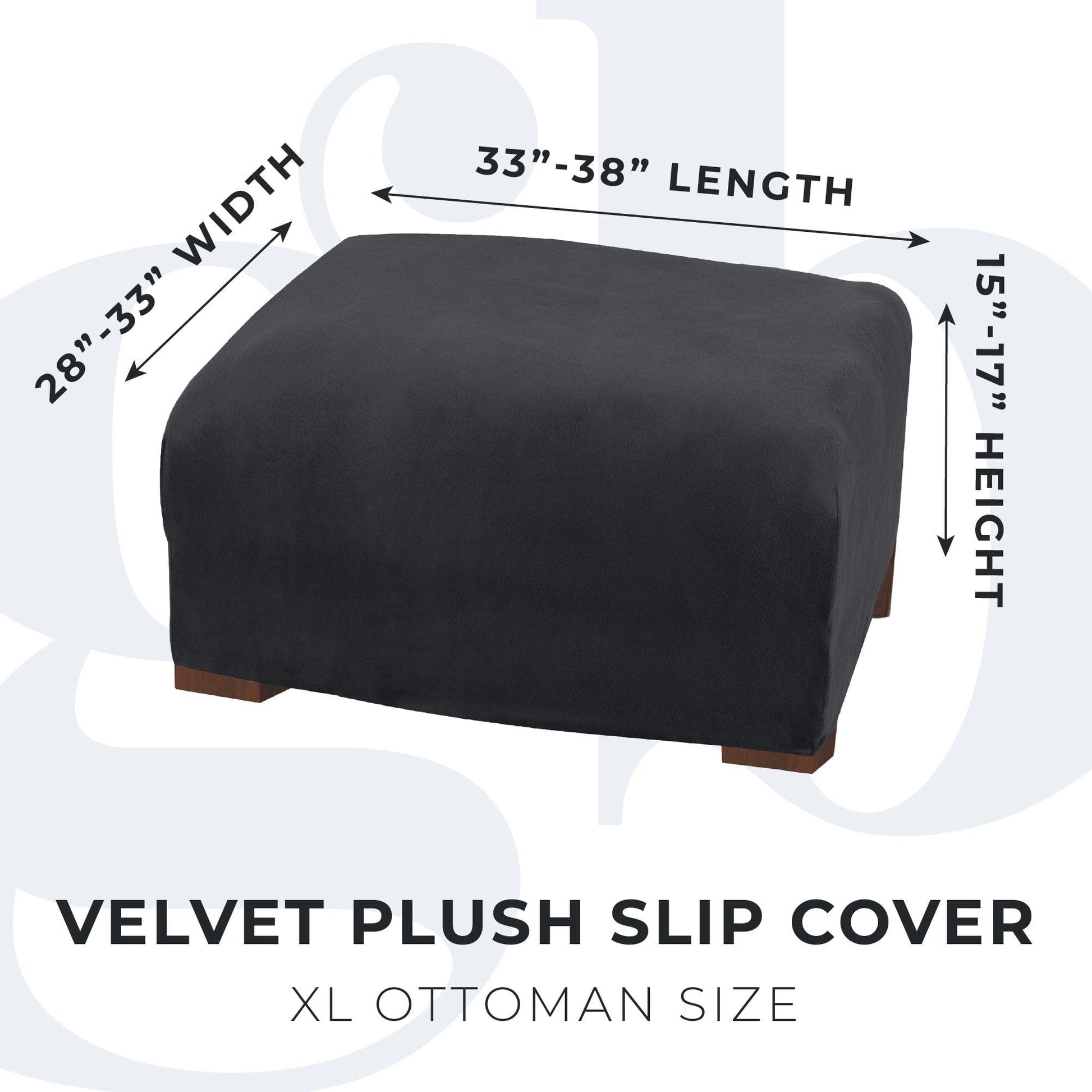Velvet Stretch Slipcover - Gale Collection - Boske.store