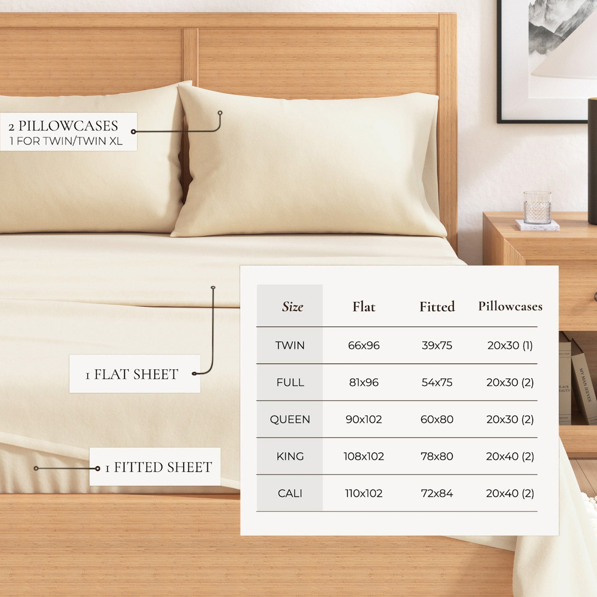 4 - Piece Cotton Solid Flannel Sheet - Nordic Collection - Boske.store
