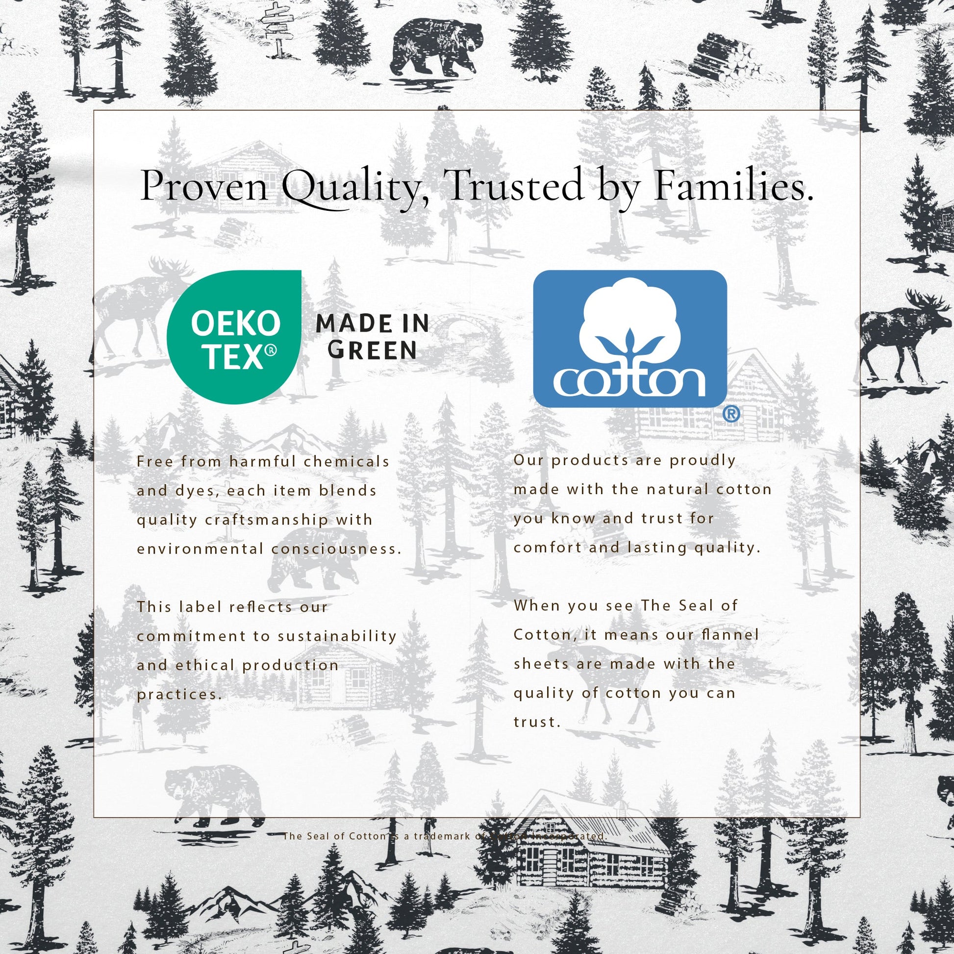4 - Piece Turkish Cotton Flannel Sheet - Lakeview Collection - Boske.store