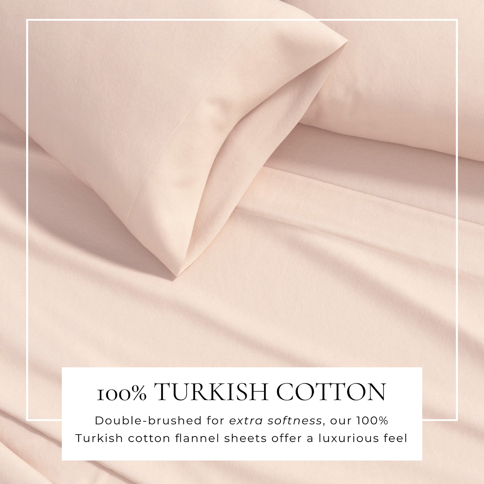 4 - Piece Cotton Solid Flannel Sheet - Nordic Collection - Boske.store