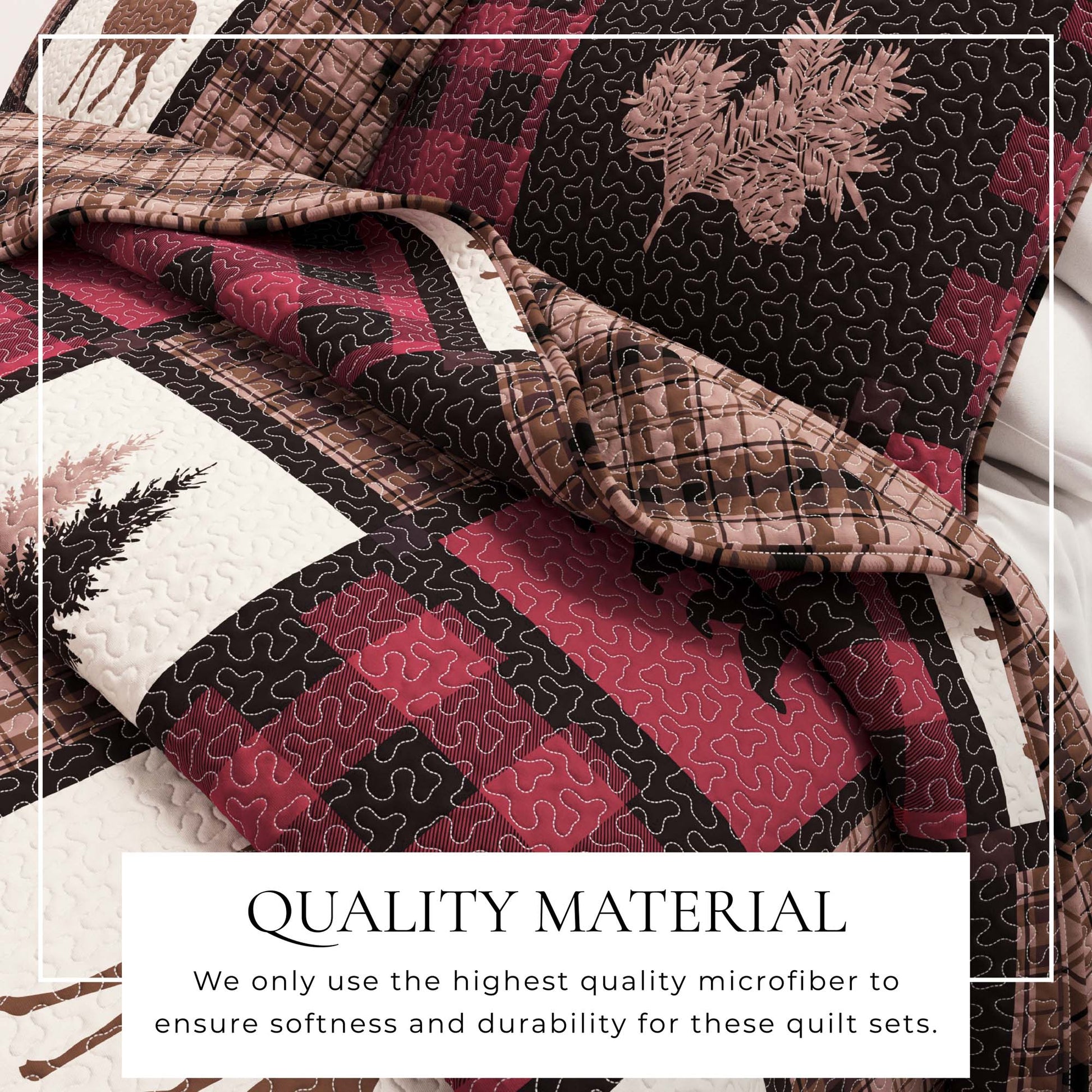 3 - Piece Lodge Quilt - Stonehurst Collection - Boske.store