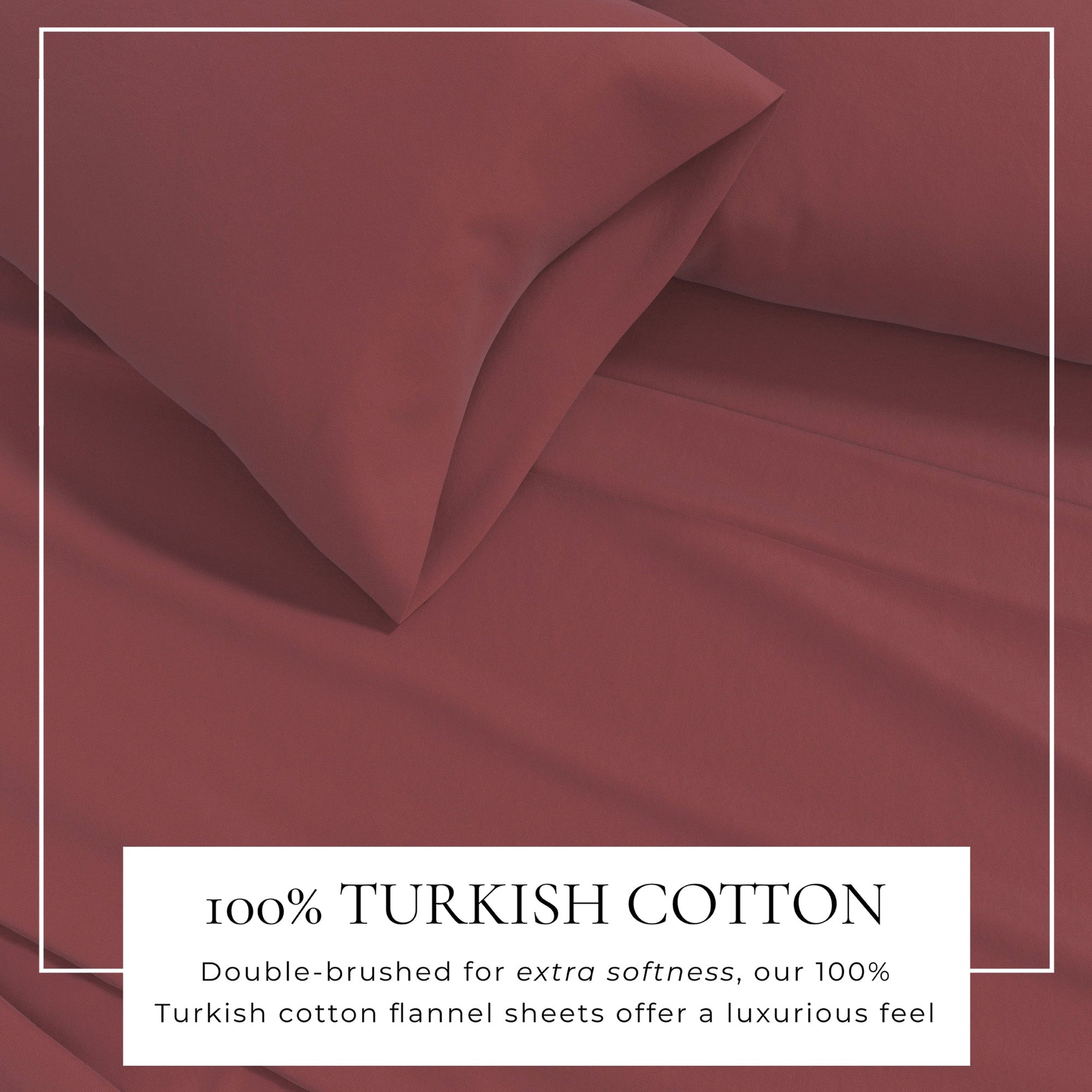 4 - Piece Cotton Solid Flannel Sheet - Nordic Collection - Boske.store