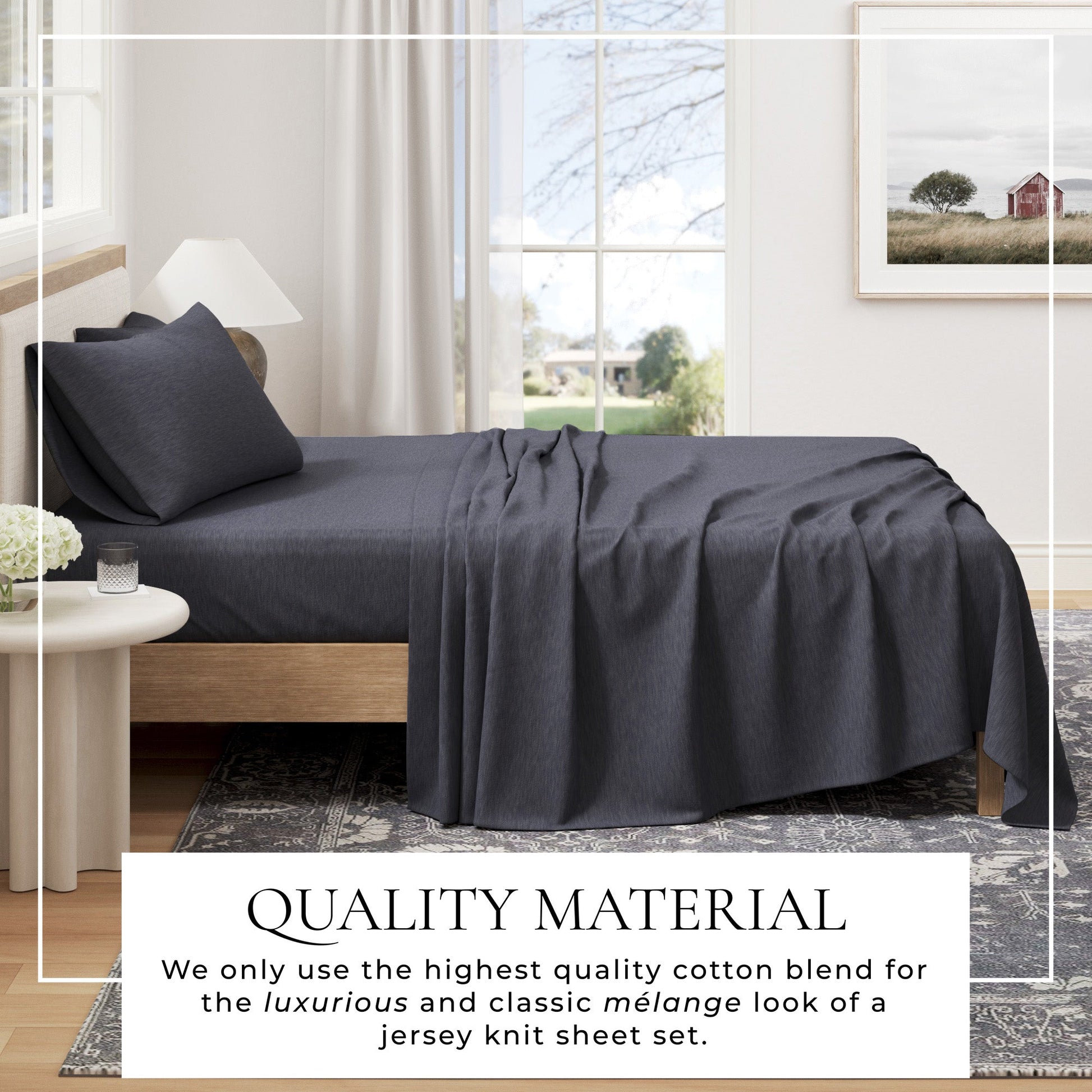 4 - Piece Jersey Sheet - Carmen Collection - Boske.store
