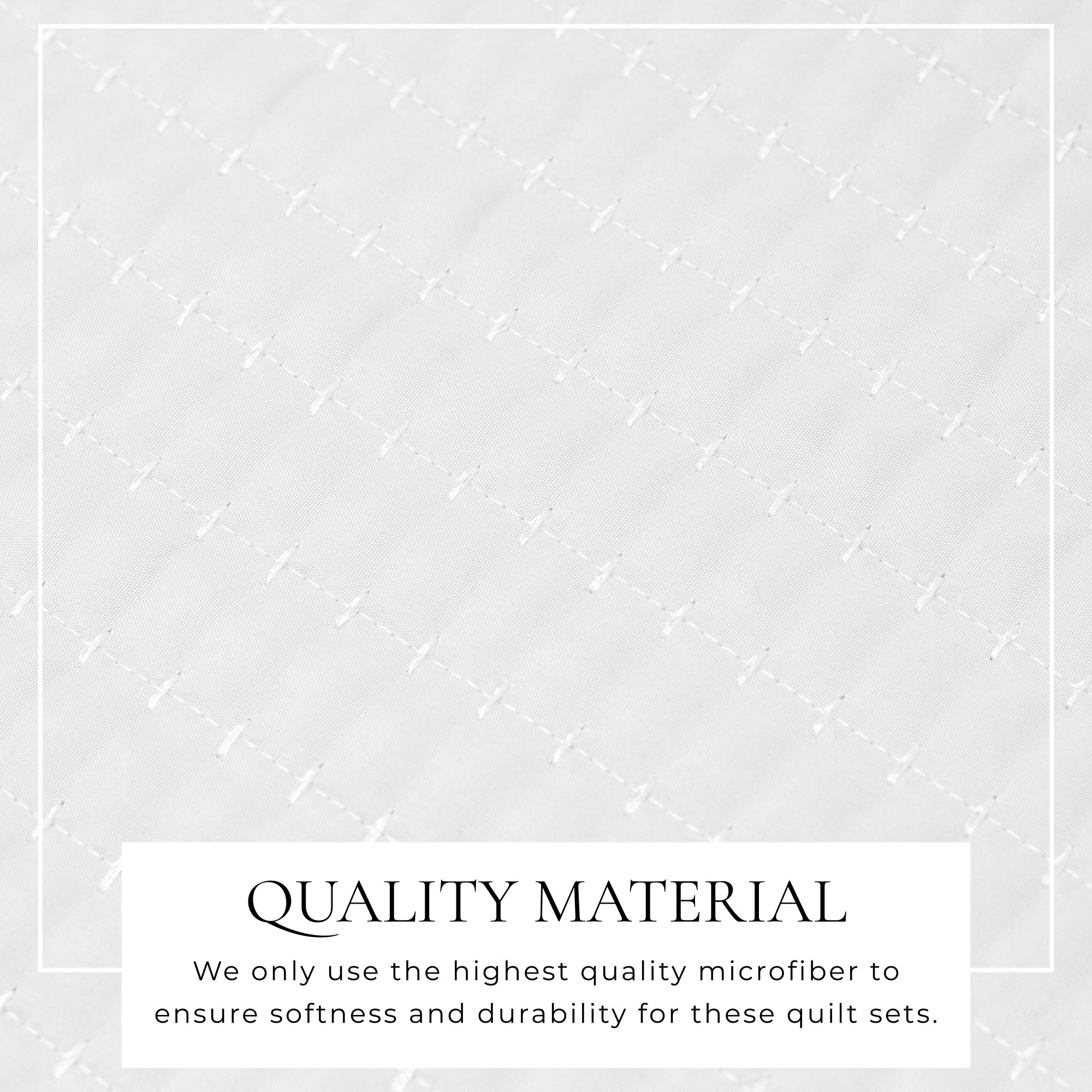 3 - Piece Solid Quilt - Alicia Collection - Boske.store