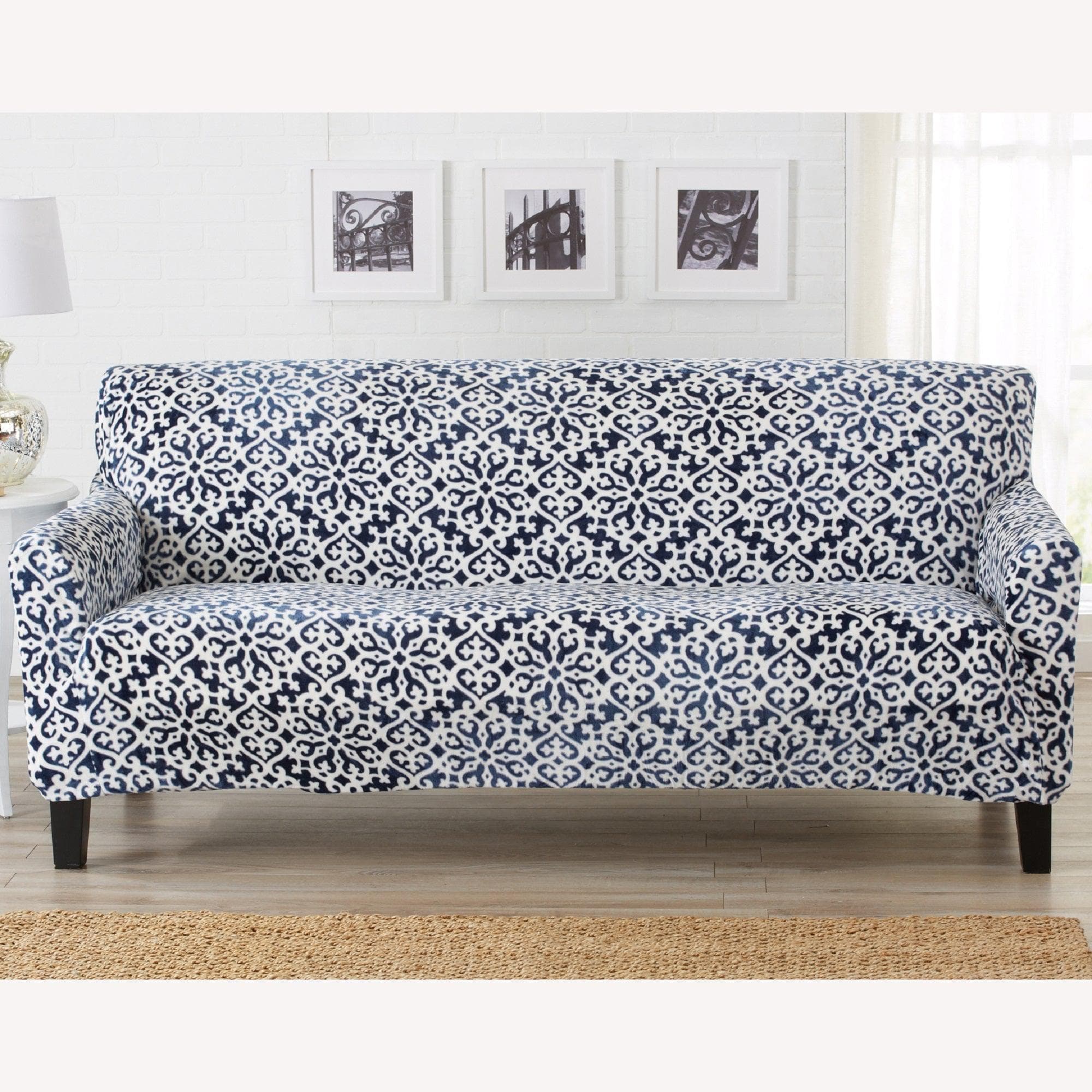 Velvet Stretch Slipcover - Gale Collection - Boske.store