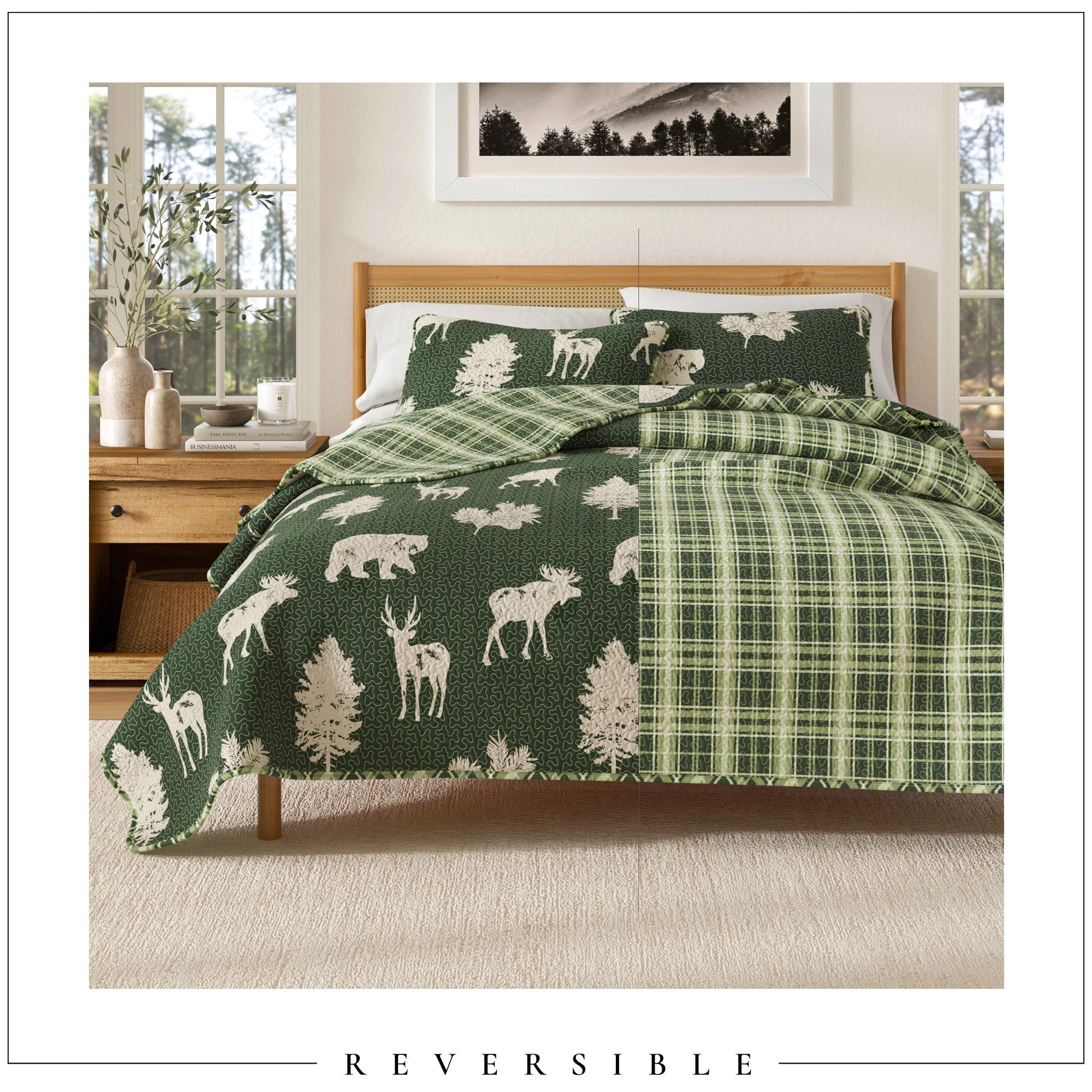 3 - Piece Lodge Quilt - Rio Ridge Collection - Boske.store