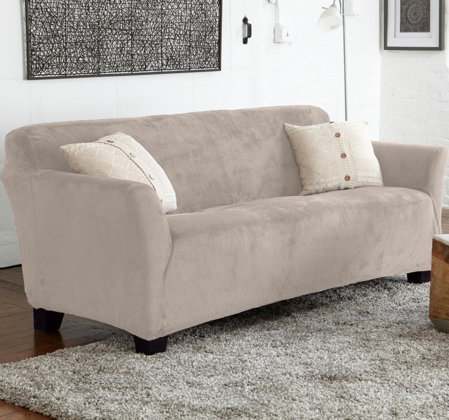 Velvet Stretch Slipcover - Gale Collection - Boske.store