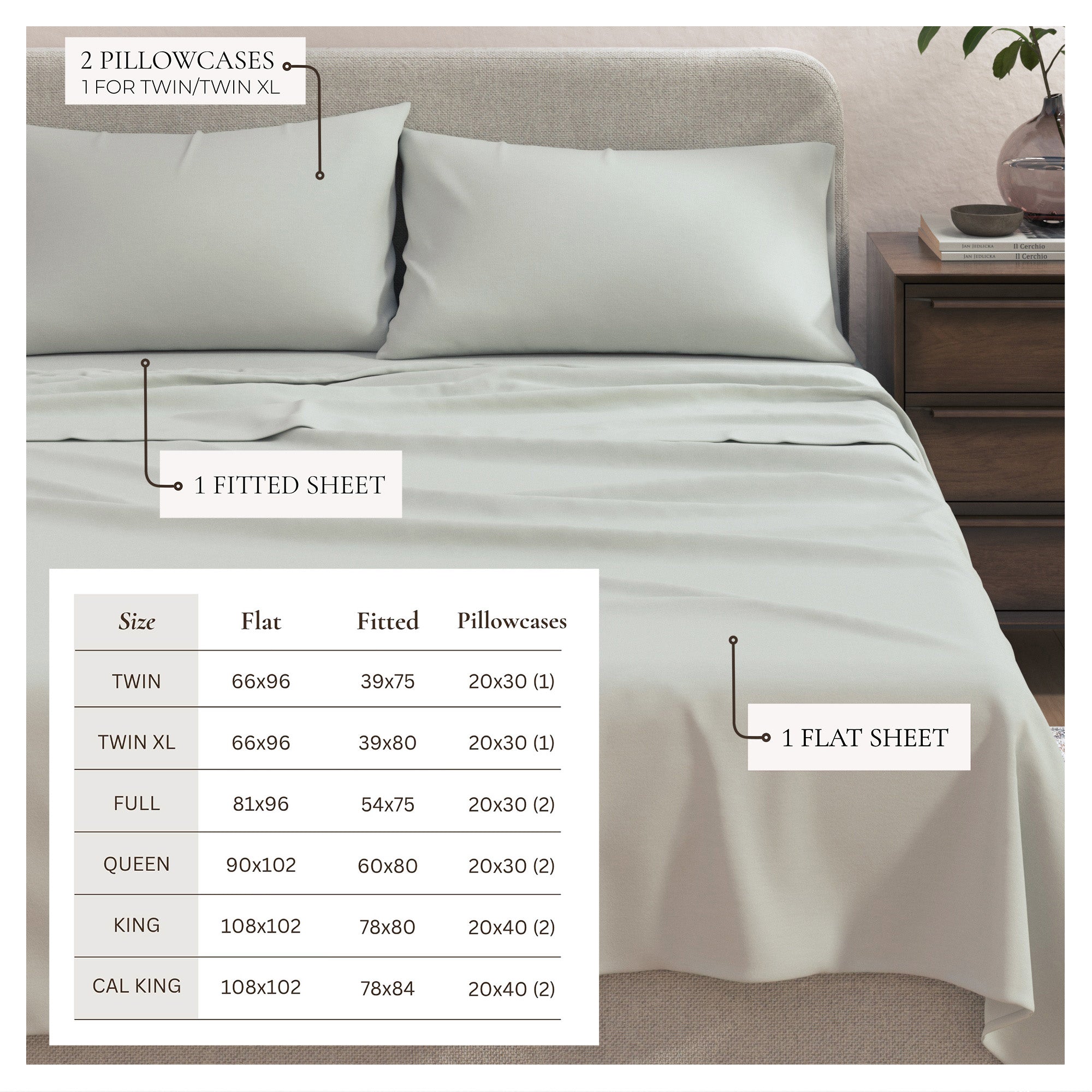 4 - Piece Jersey Sheet - Carmen Collection - Boske.store