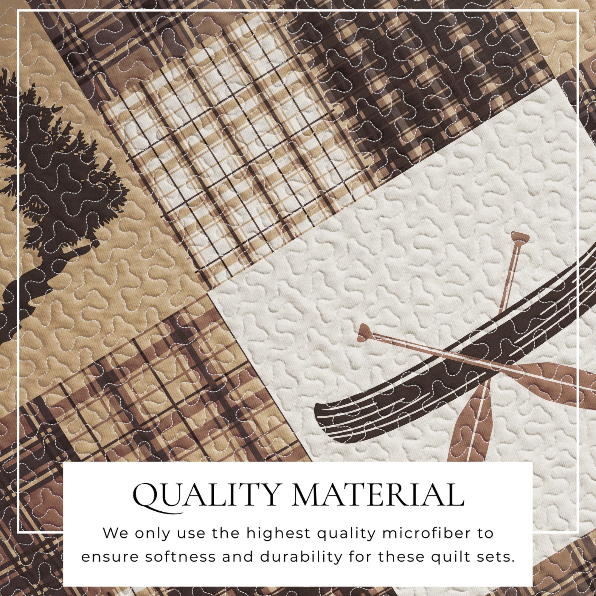 Redwood Lodge 3 Piece Quilt Set - Boske.store