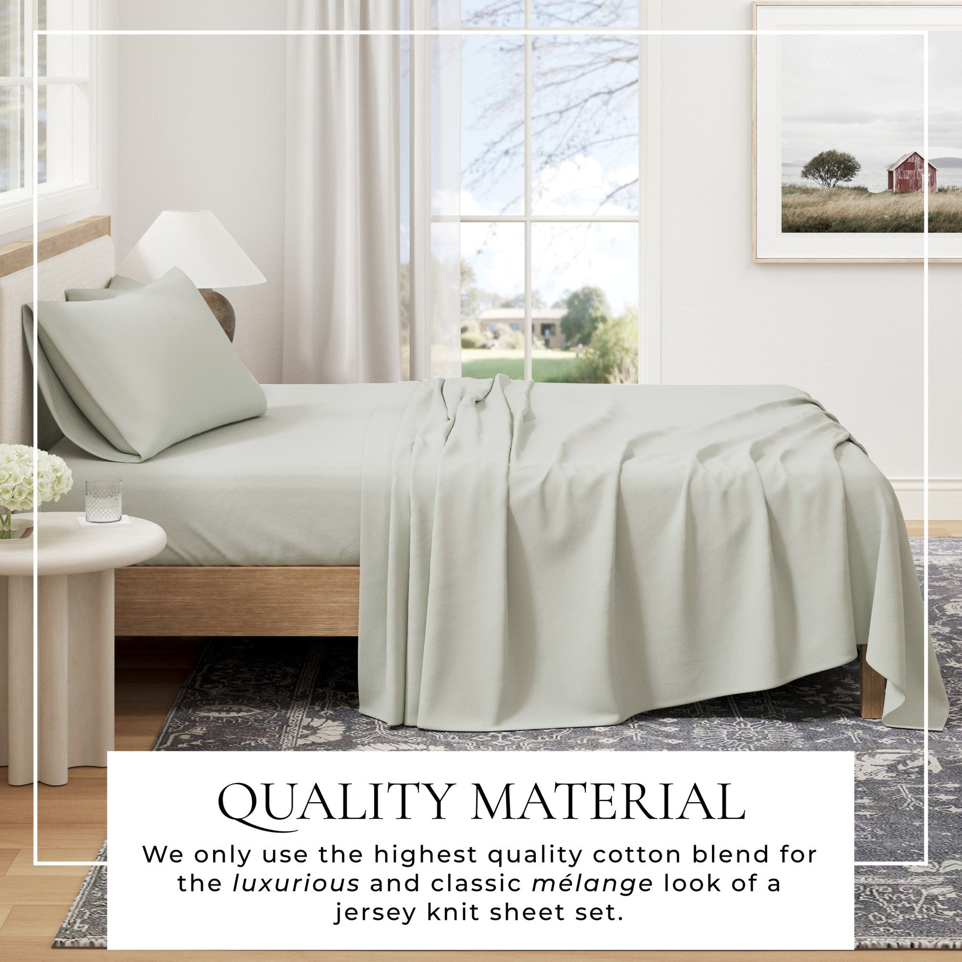 4 - Piece Jersey Sheet - Carmen Collection - Boske.store