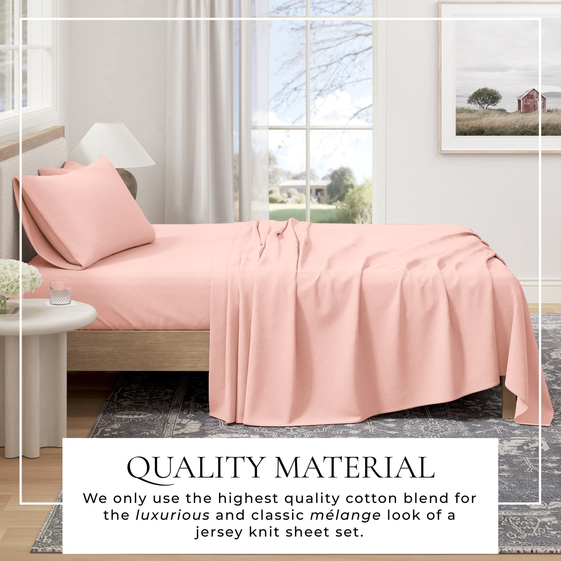 4 - Piece Jersey Sheet - Carmen Collection - Boske.store