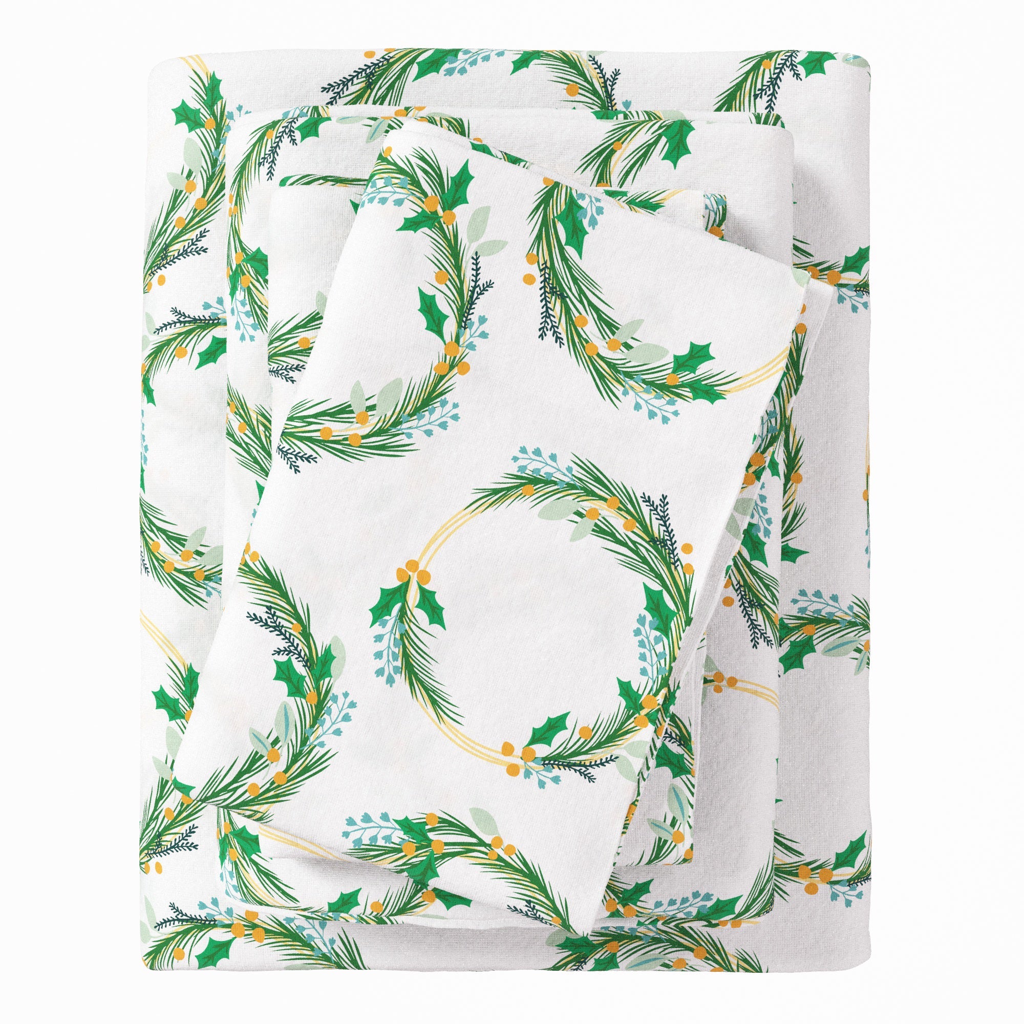4 - Piece Turkish Cotton Flannel Sheet - Lakeview Collection - Boske.store