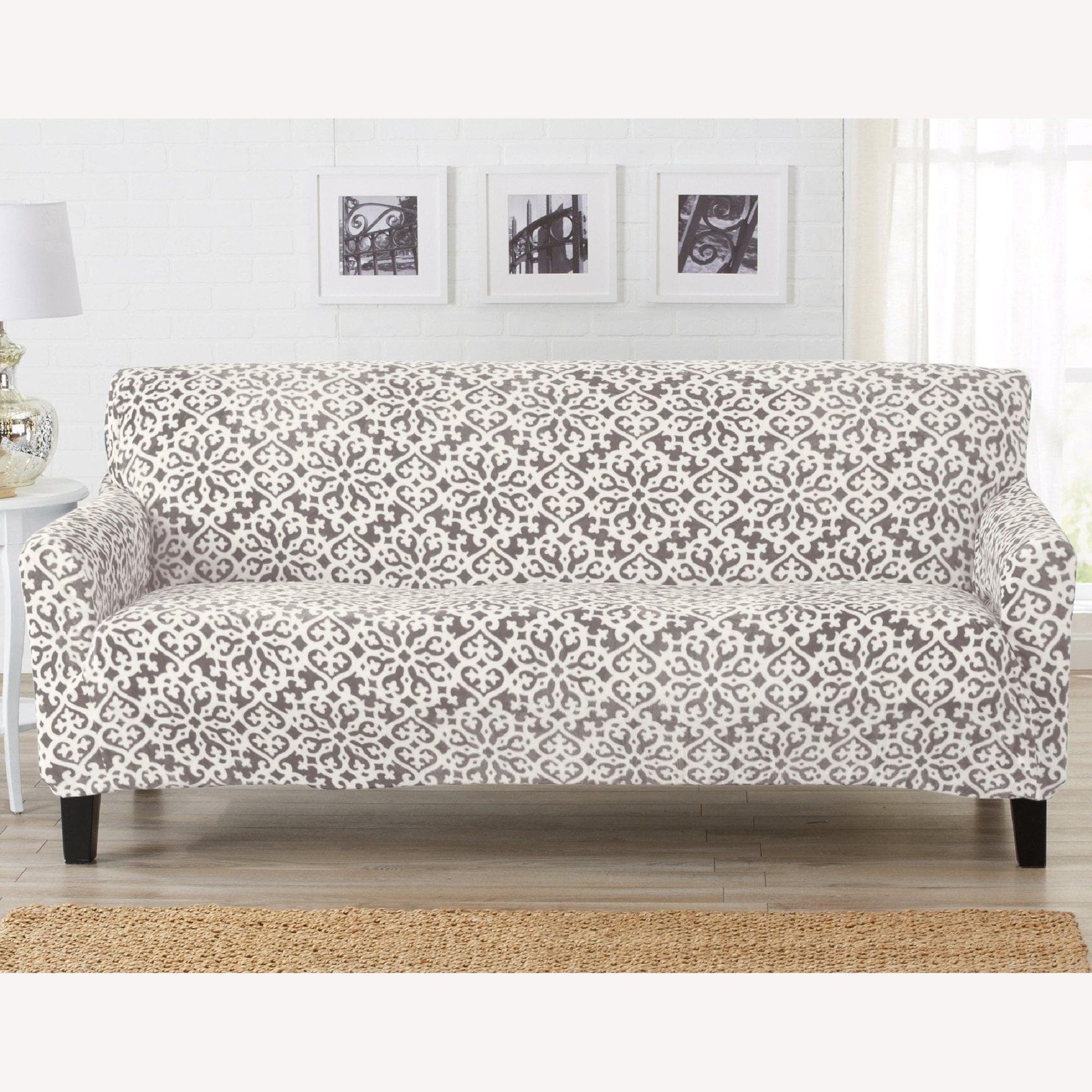 Velvet Stretch Slipcover - Gale Collection - Boske.store