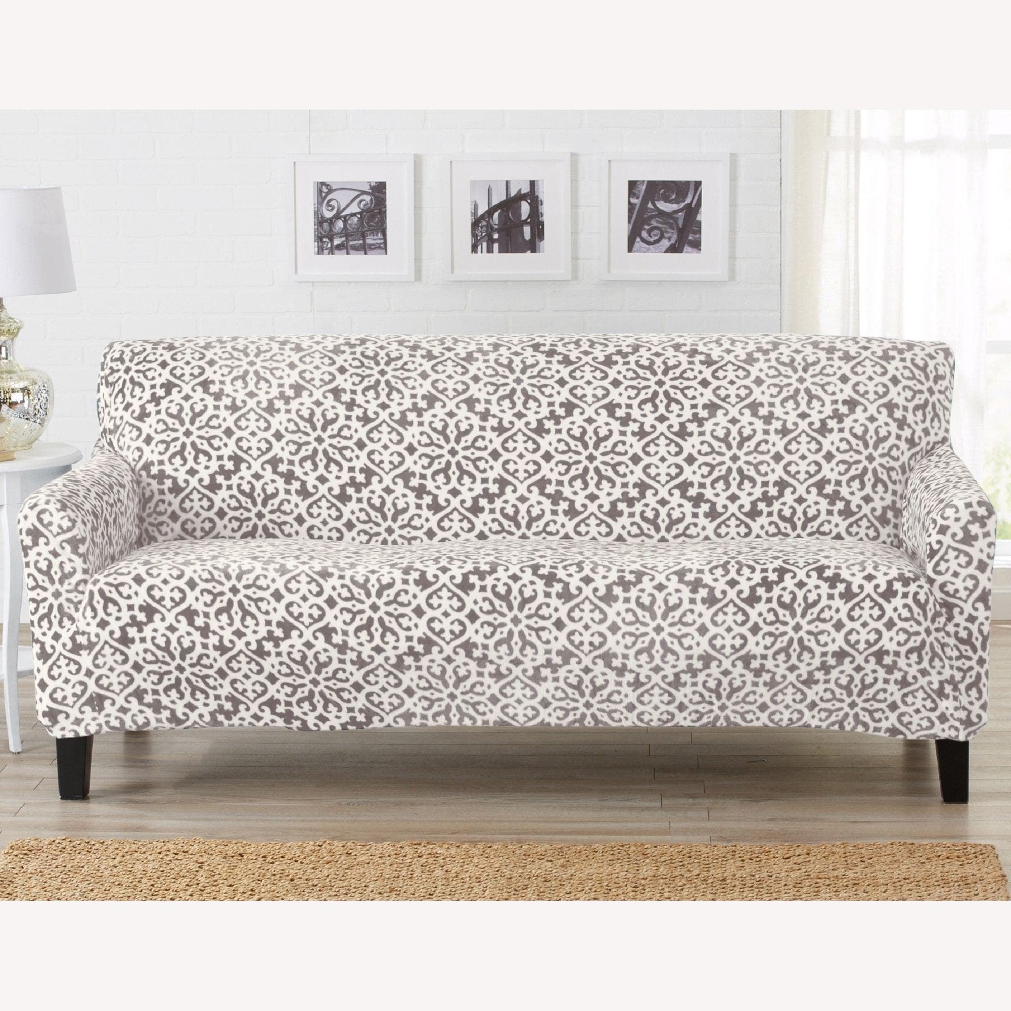 Velvet Stretch Slipcover - Gale Collection - Boske.store