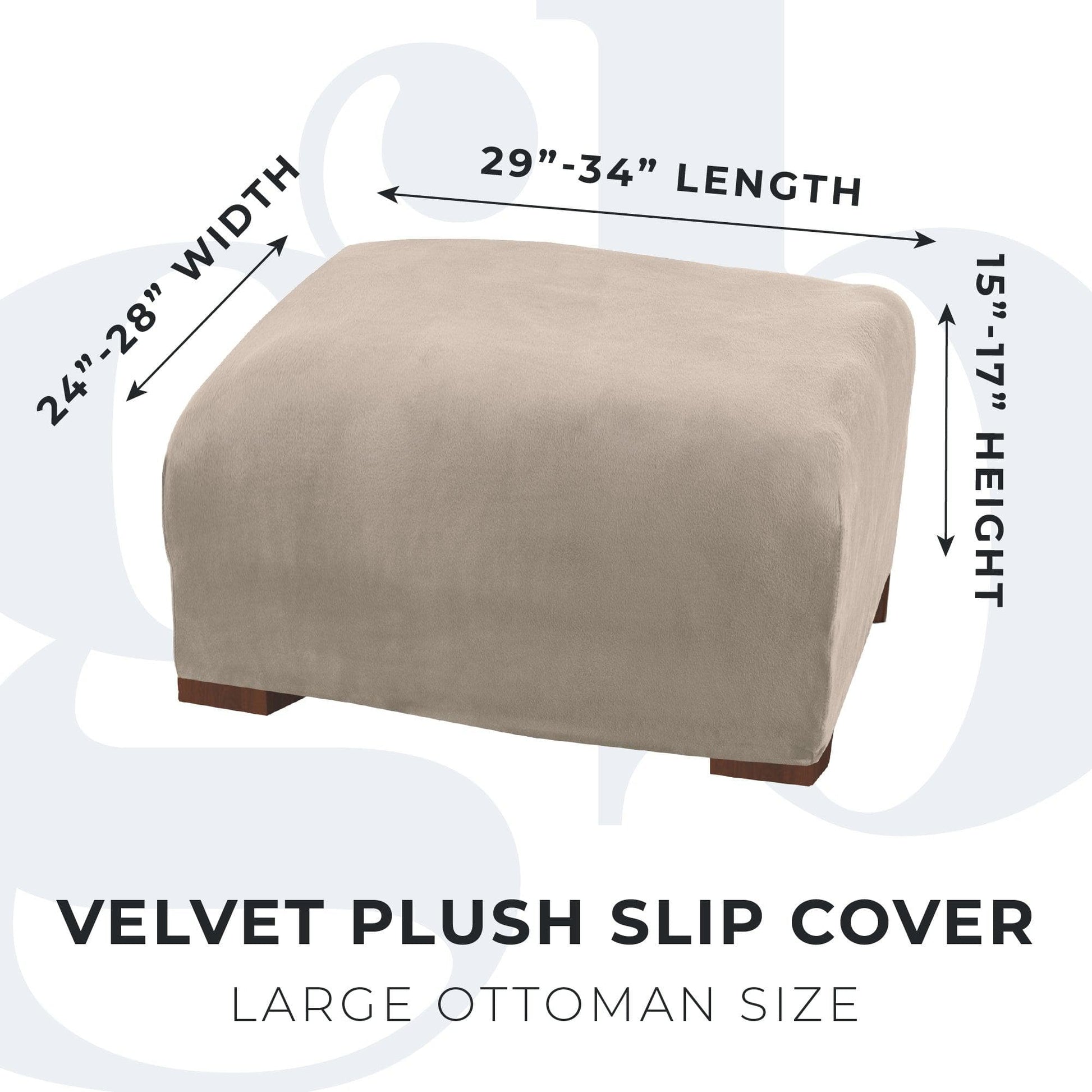 Velvet Stretch Slipcover - Gale Collection - Boske.store