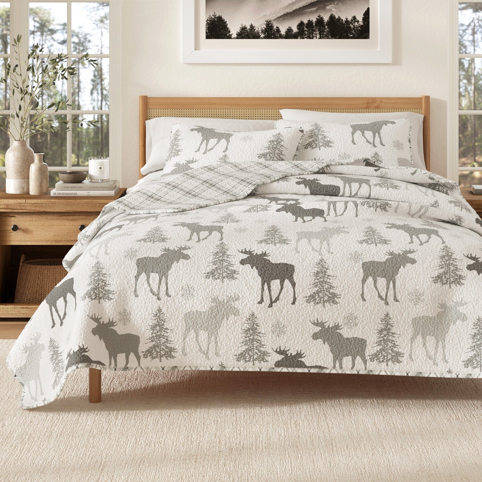 3 - Piece Lodge Quilt - Wilderness Collection - Boske.store