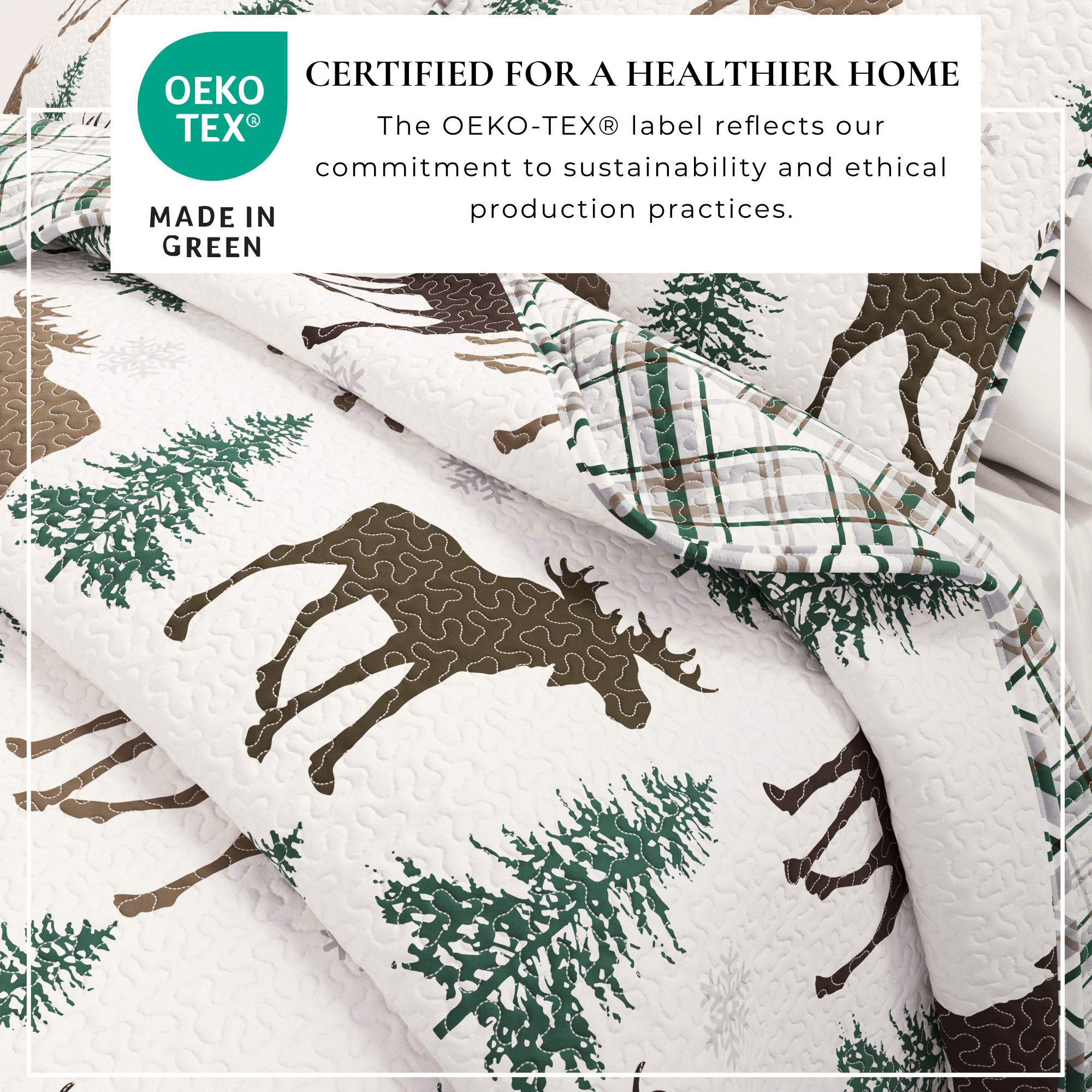 3 - Piece Lodge Quilt - Wilderness Collection - Boske.store