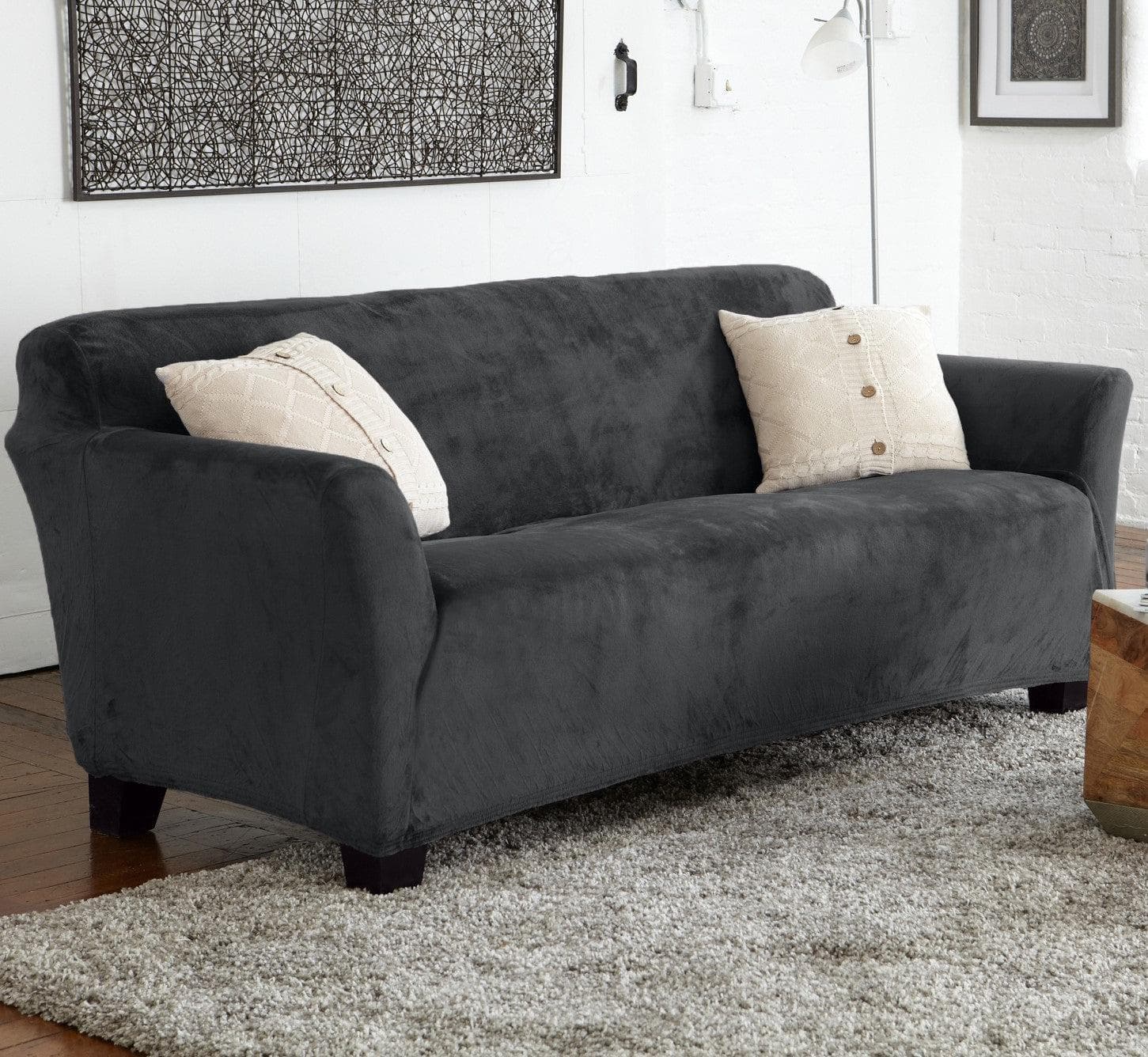 Velvet Stretch Slipcover - Gale Collection - Boske.store