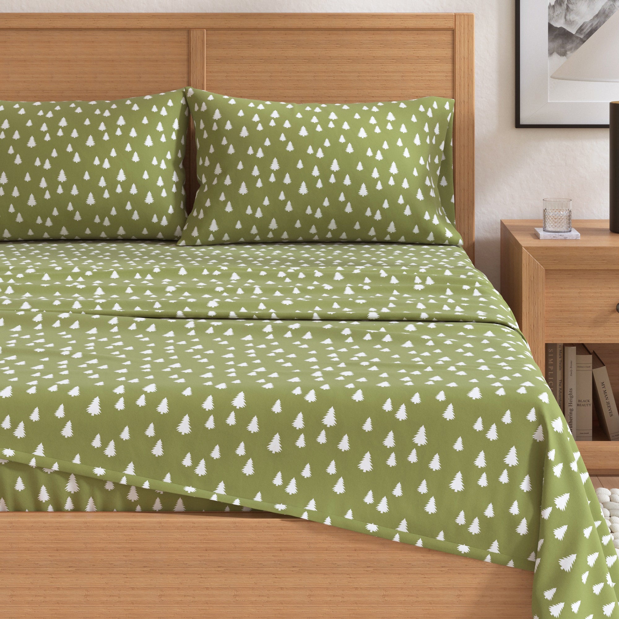 4 - Piece Turkish Cotton Flannel Sheet - Lakeview Collection - Boske.store