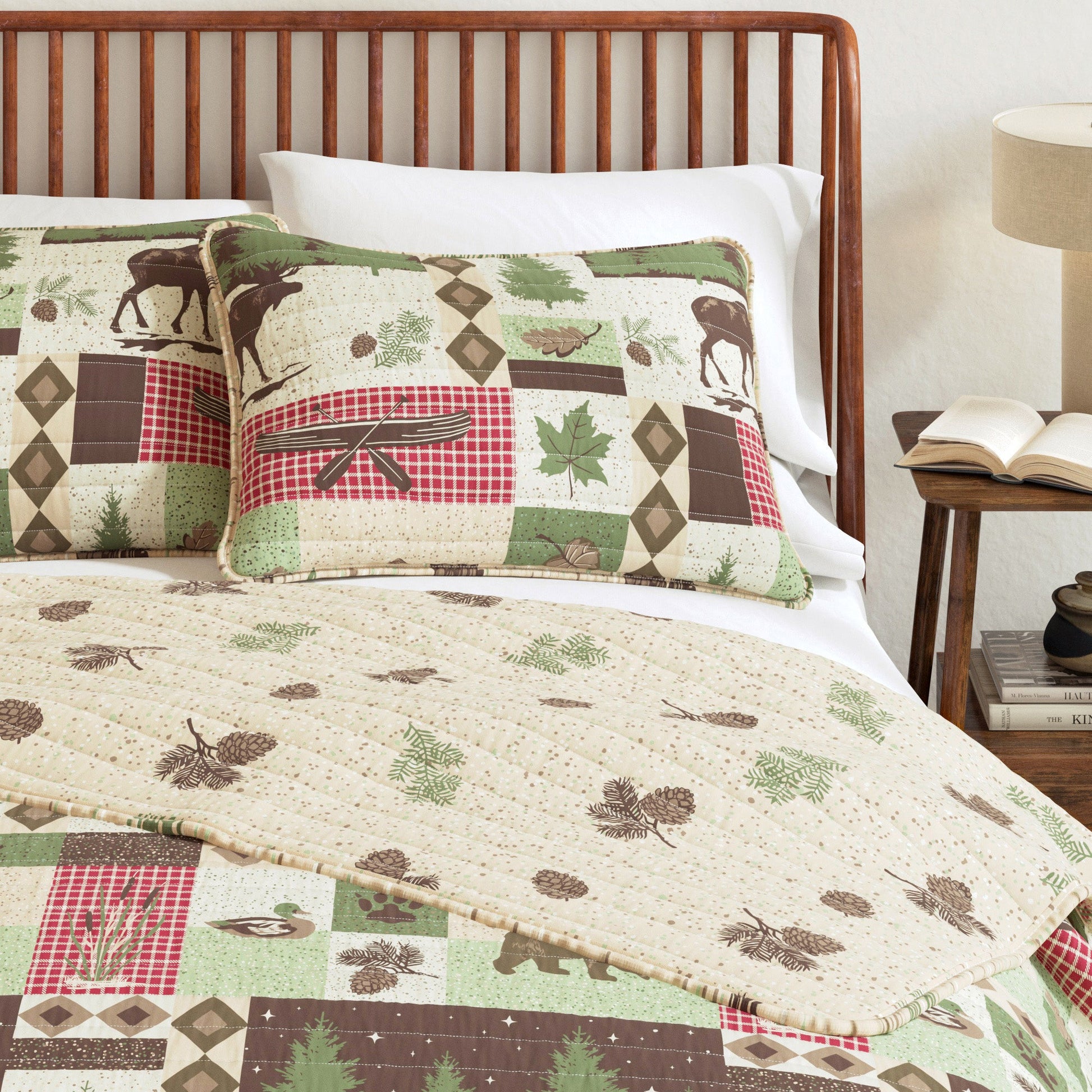 Wilder Collection 3 Piece Lodge Quilt Set - Boske.store