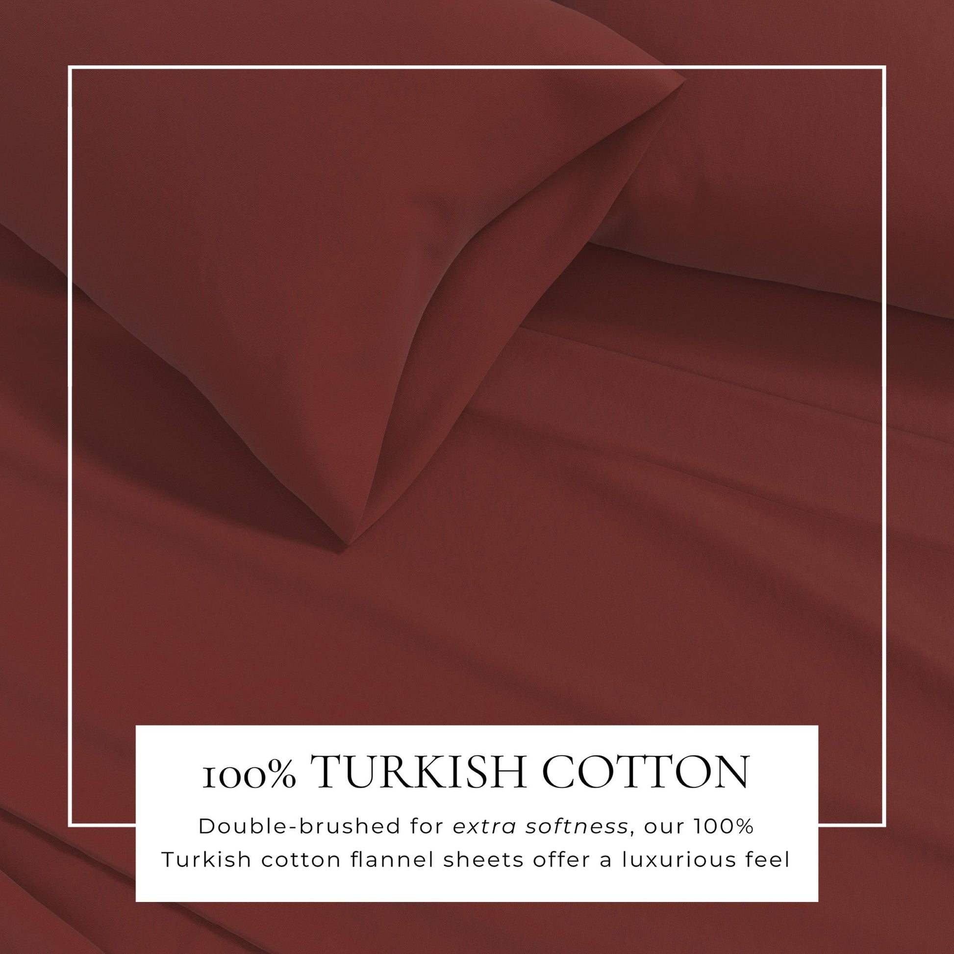 4 - Piece Cotton Solid Flannel Sheet - Nordic Collection - Boske.store