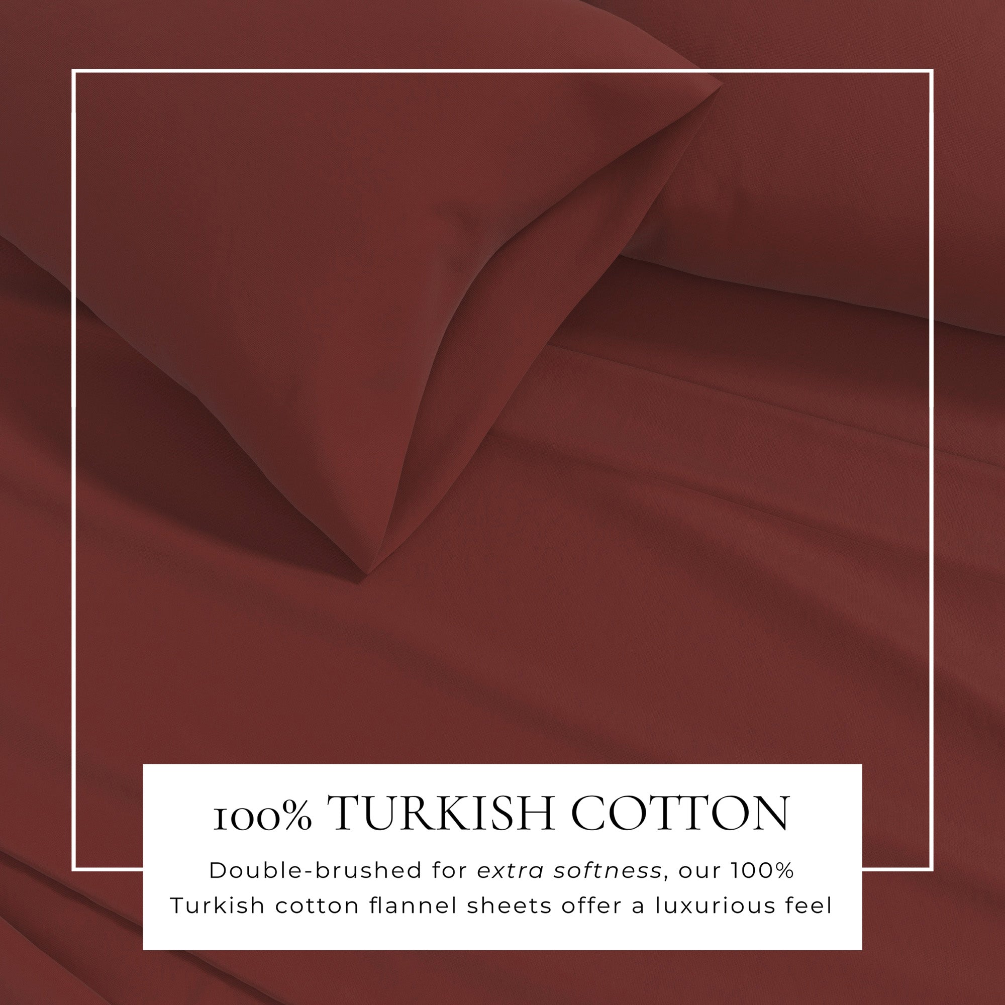 4 - Piece Cotton Solid Flannel Sheet - Nordic Collection - Boske.store