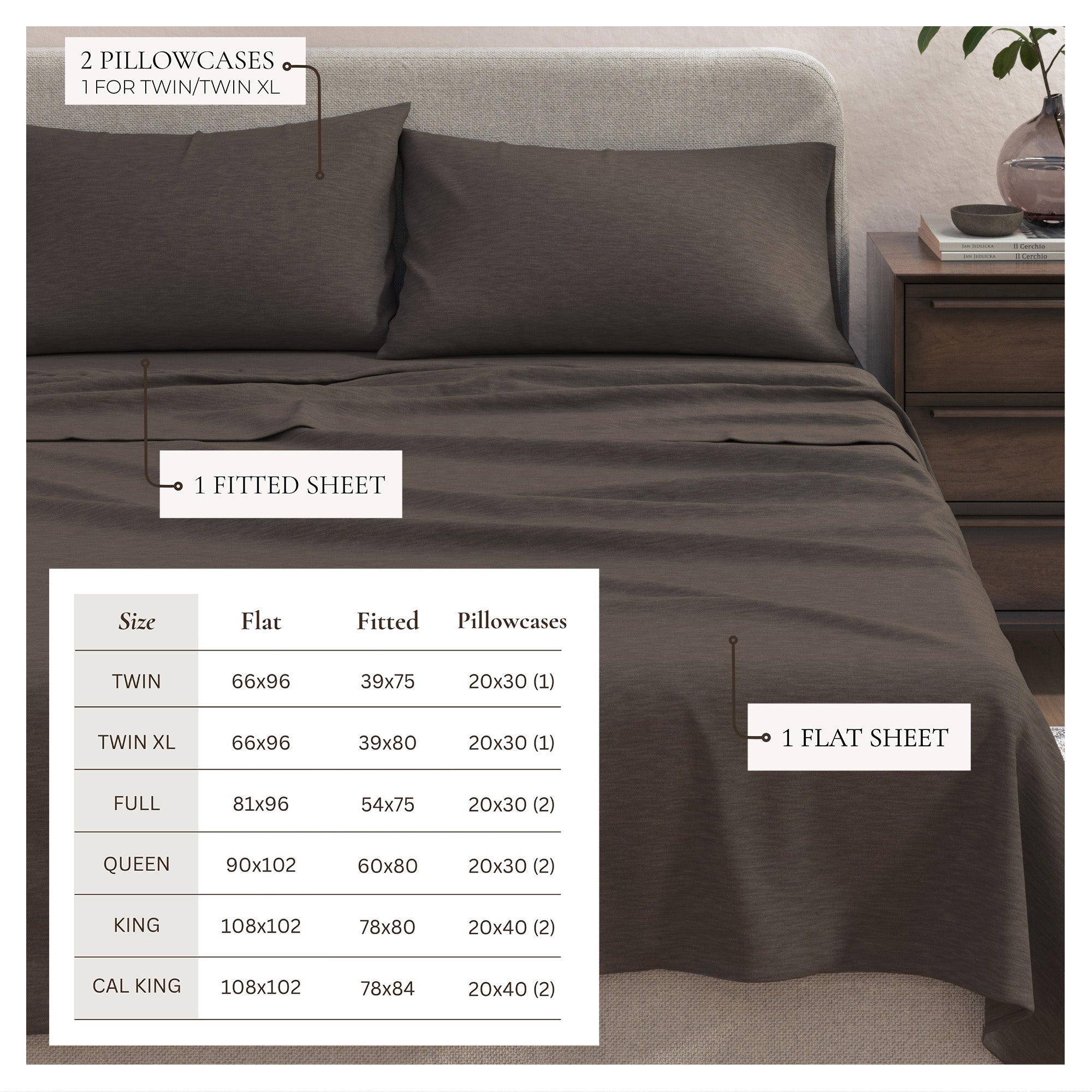 4 - Piece Jersey Sheet - Carmen Collection - Boske.store