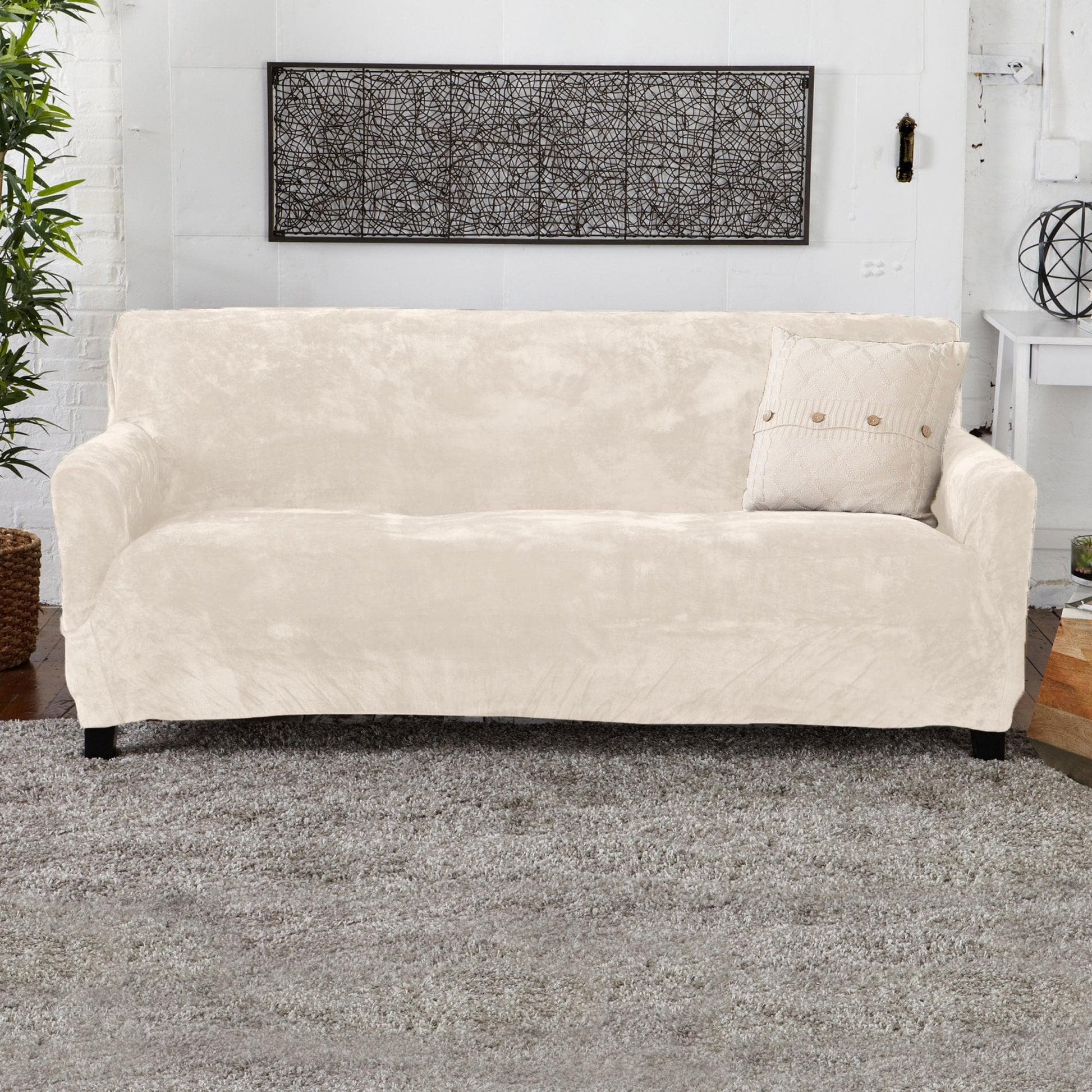 Velvet Stretch Slipcover - Gale Collection - Boske.store