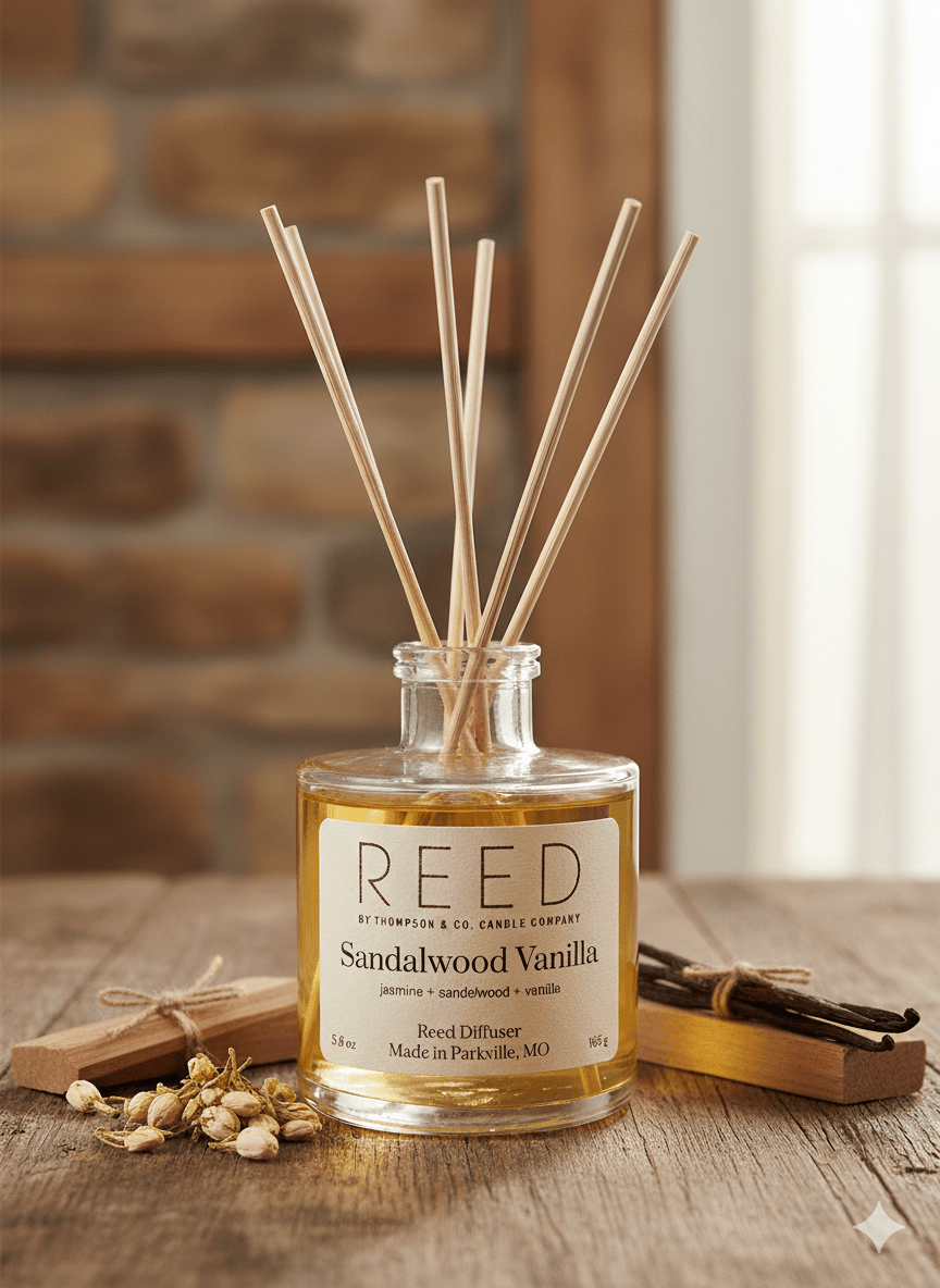 Sandalwood Vanilla - Reed Diffuser - Boske.store