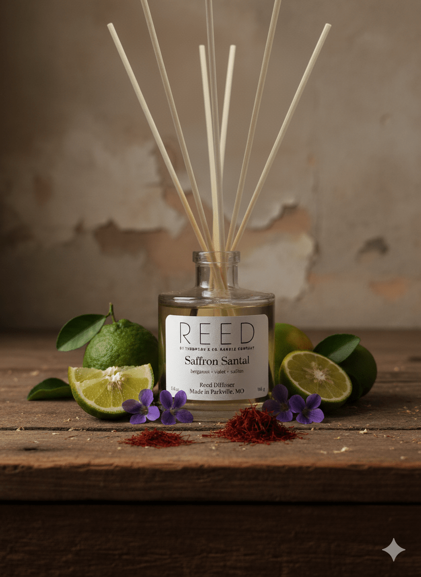 Saffron Santal - Reed Diffuser - Boske.store