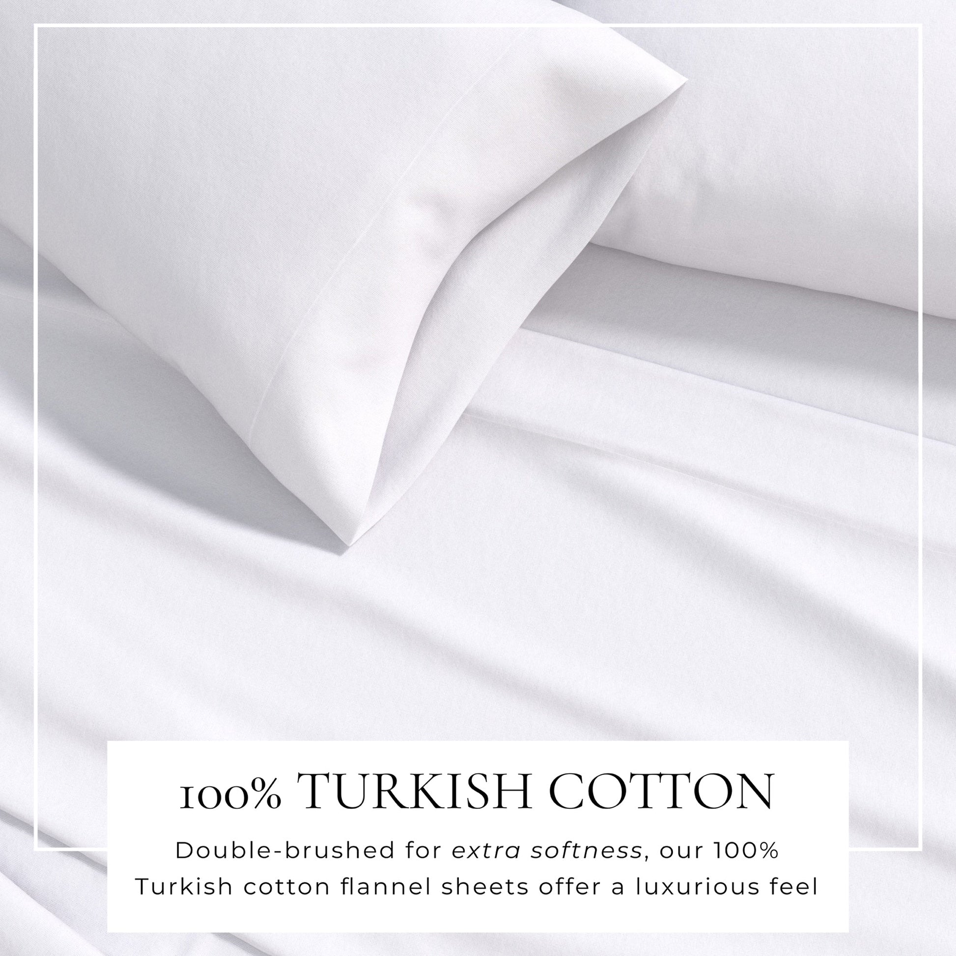 4 - Piece Cotton Solid Flannel Sheet - Nordic Collection - Boske.store