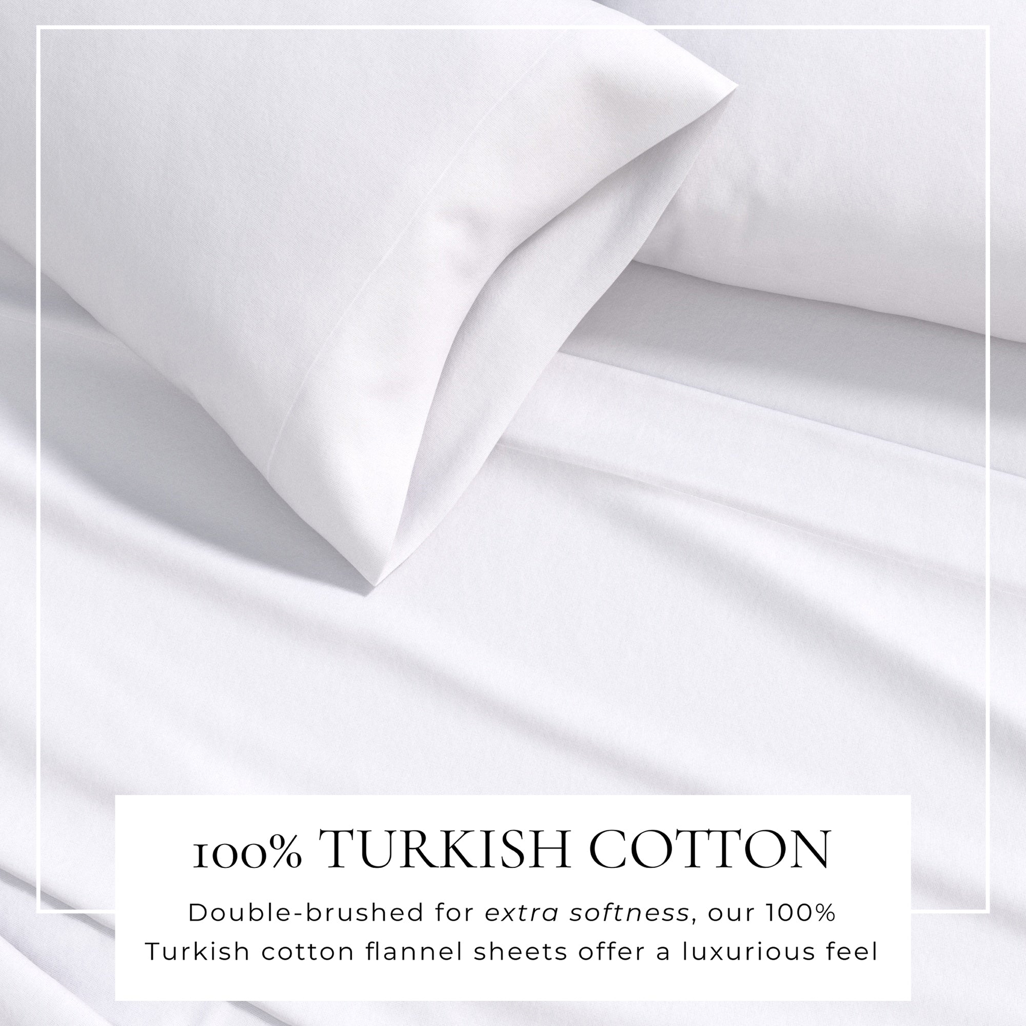 4 - Piece Cotton Solid Flannel Sheet - Nordic Collection - Boske.store