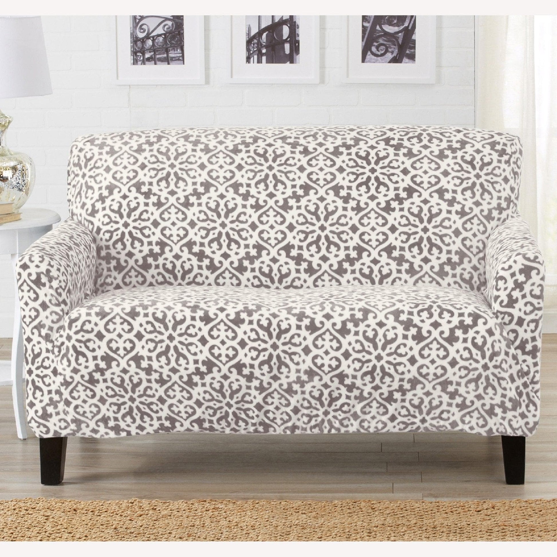 Velvet Stretch Slipcover - Gale Collection - Boske.store