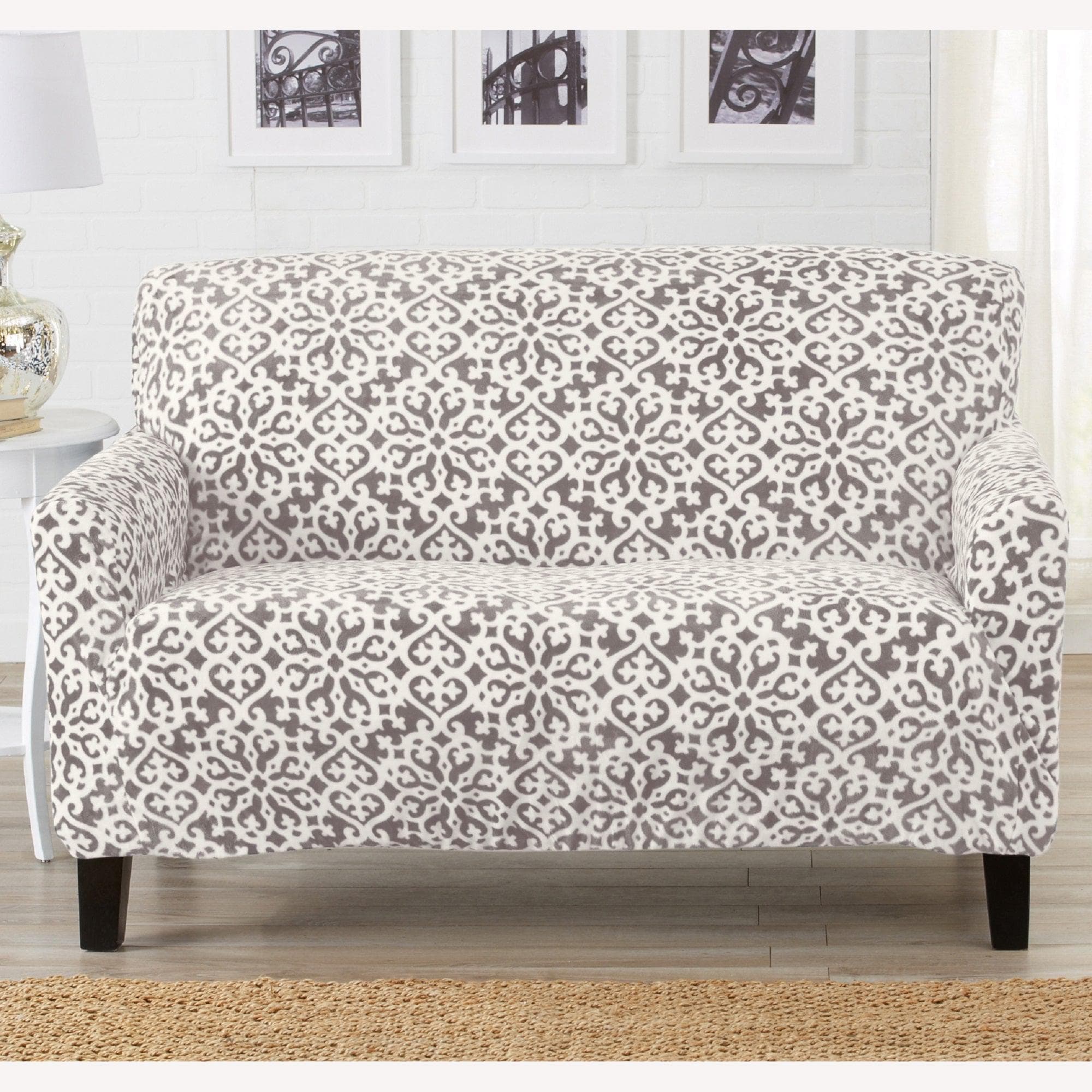 Velvet Stretch Slipcover - Gale Collection - Boske.store