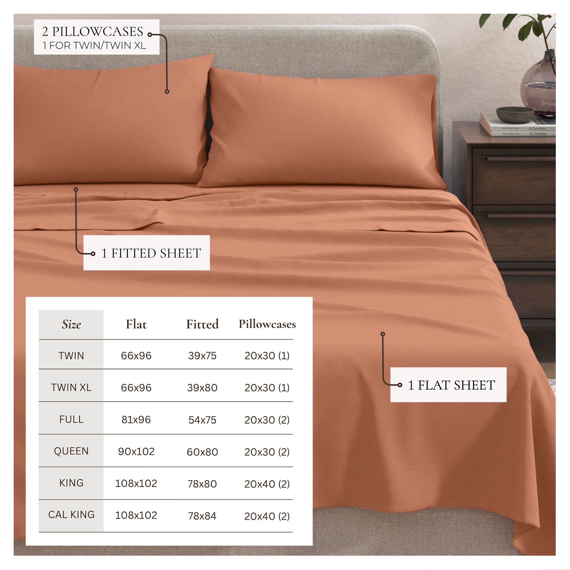 4 - Piece Jersey Sheet - Carmen Collection - Boske.store