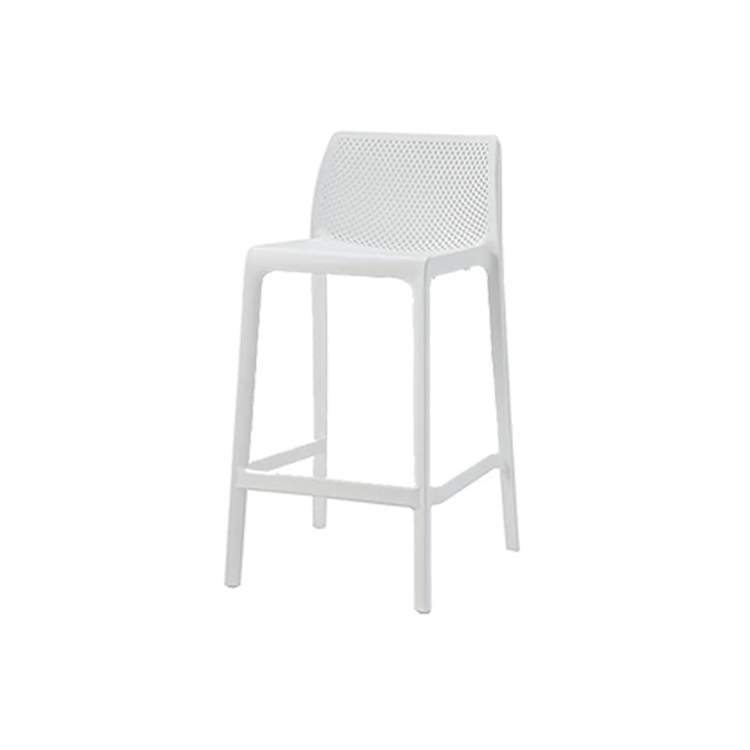 Commercial Grade 29" Outdoor Bar Stool - Set of 4: Netted - Boske.store