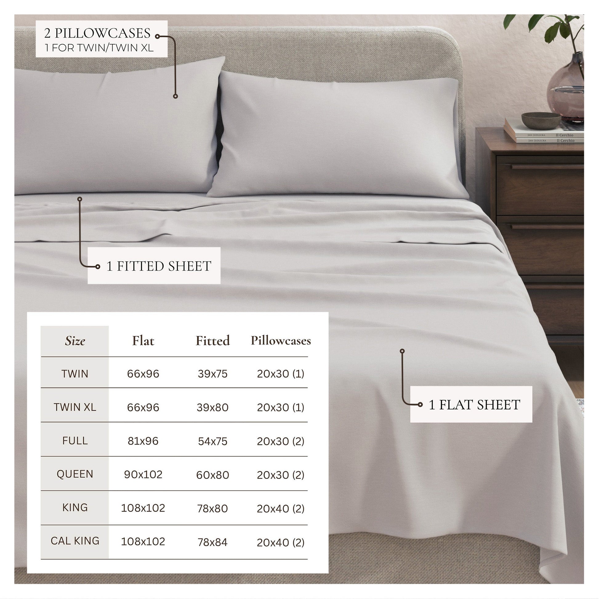 4 - Piece Jersey Sheet - Carmen Collection - Boske.store