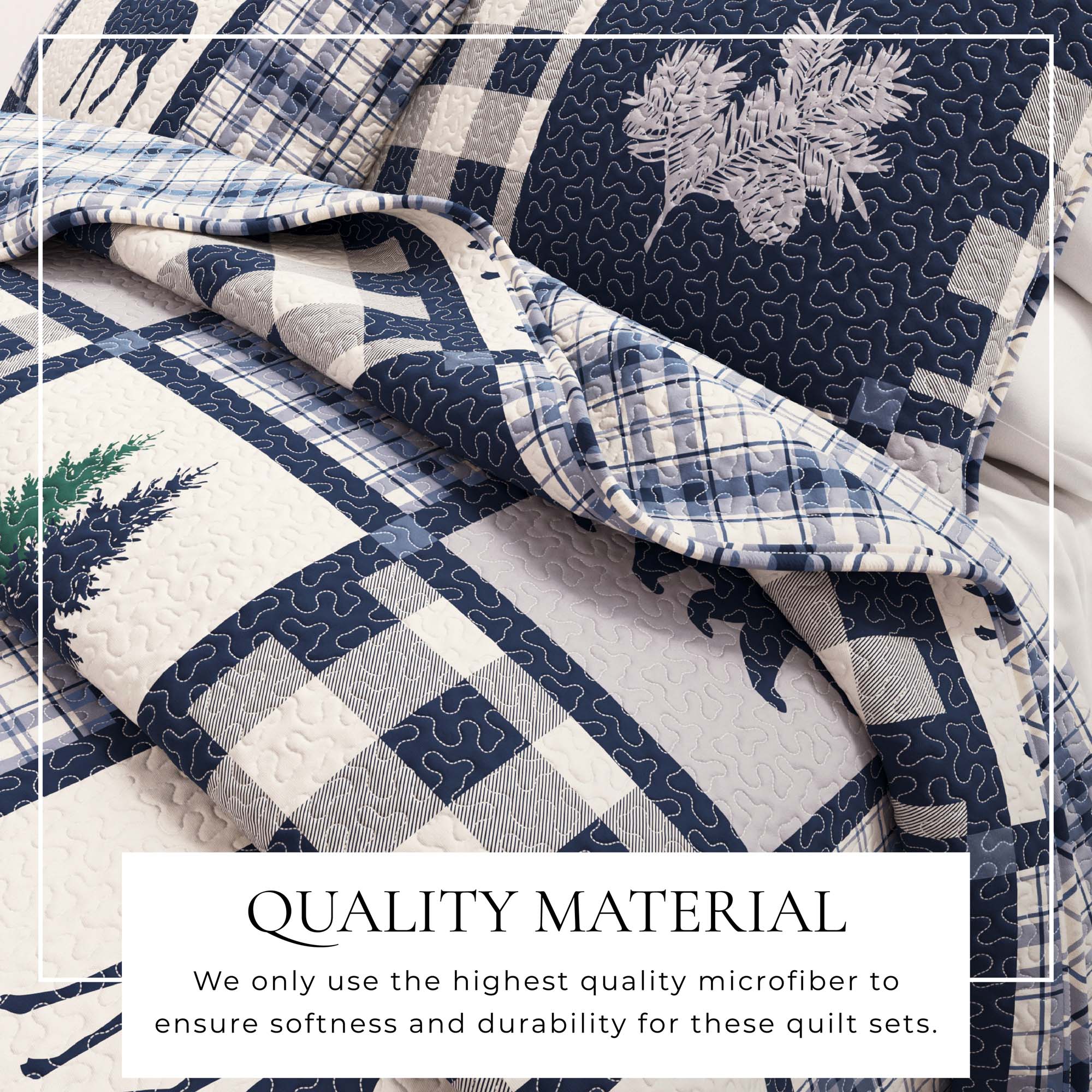3 - Piece Lodge Quilt - Stonehurst Collection - Boske.store